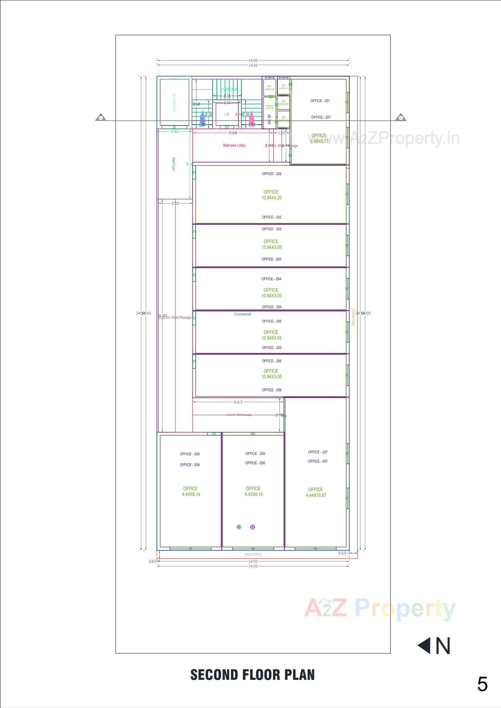 Layout of real estate project Infinity  Hub located at Jamnagar, Jamnagar, Gujarat