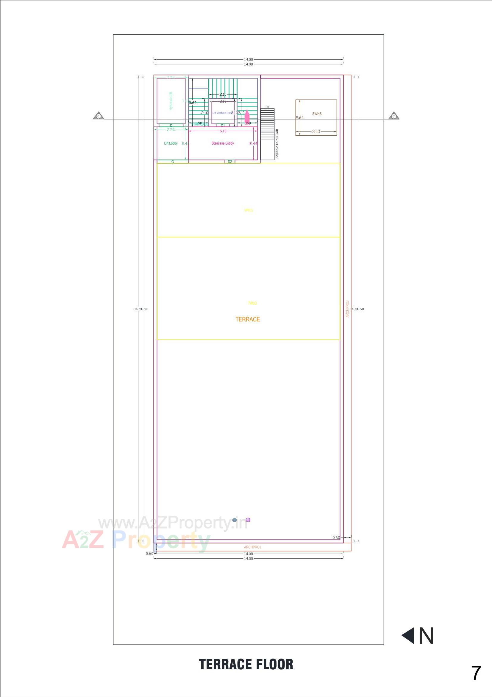 Layout of real estate project Infinity  Hub located at Jamnagar, Jamnagar, Gujarat