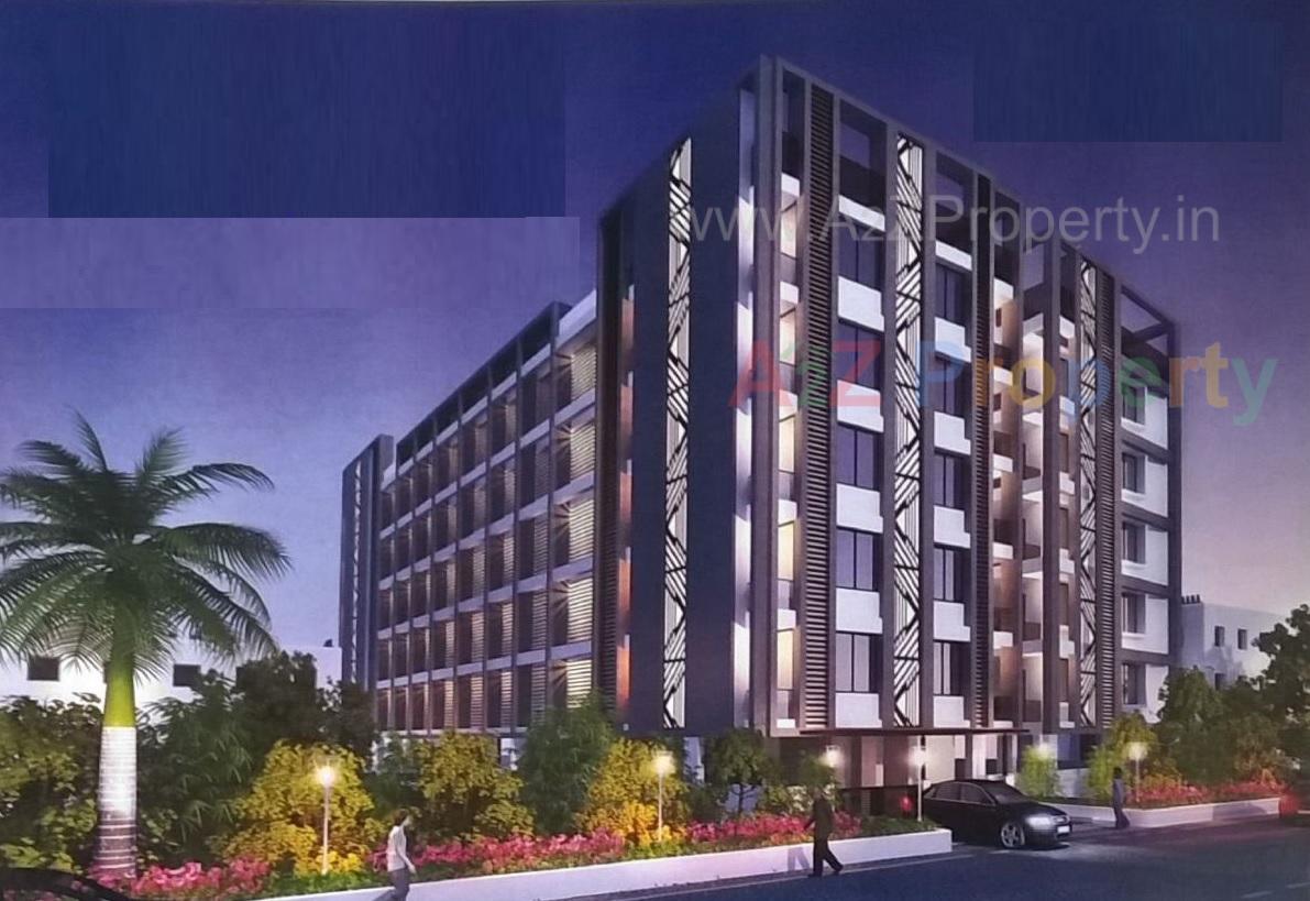 3D Elevation of real estate project Jinkushal Residency located at Jamnagar, Jamnagar, Gujarat