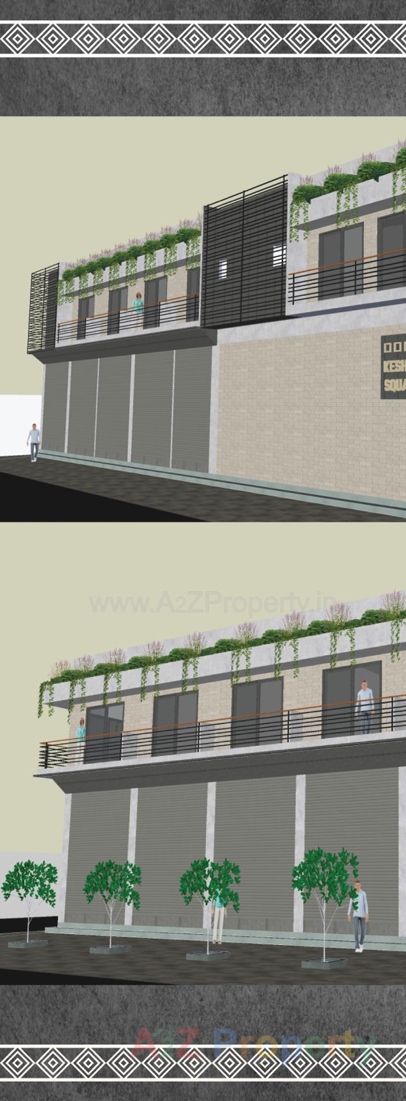 3D Elevation of real estate project Keshav Square located at Bedi--bander-road, Jamnagar, Gujarat