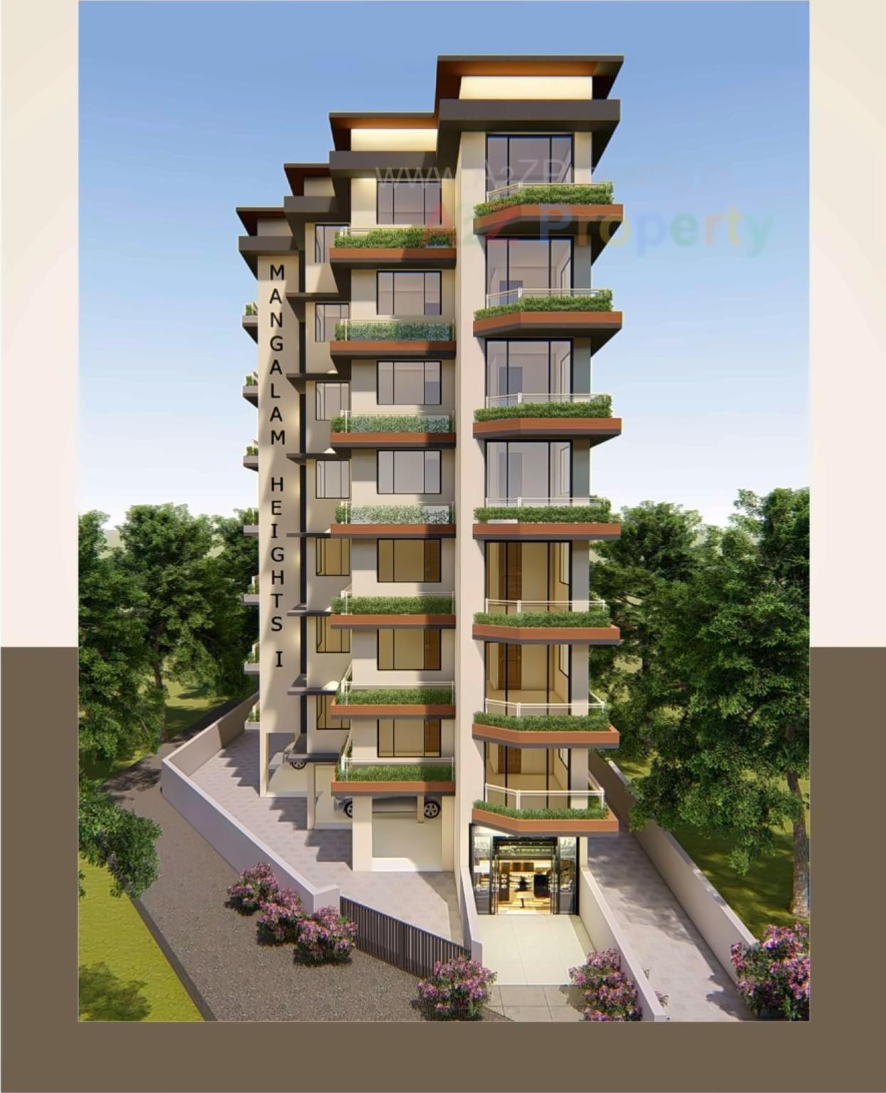 3D Elevation of real estate project Mangalam Heights 0 located at Jamnagar, Jamnagar, Gujarat