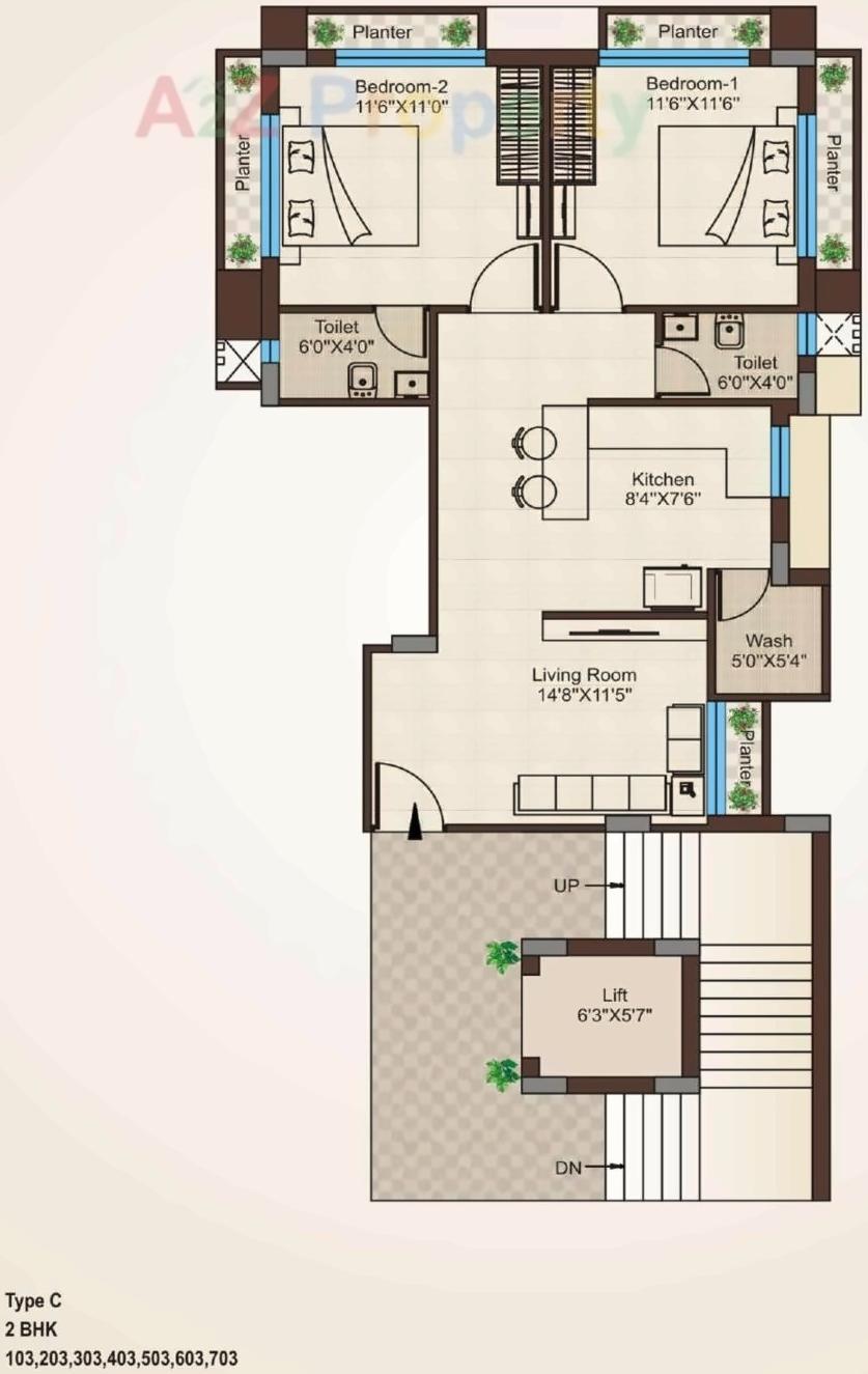 Layout of real estate project Mangalam Heights 0 located at Jamnagar, Jamnagar, Gujarat