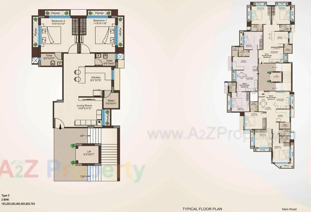 Layout of real estate project Mangalam Heights 0 located at Jamnagar, Jamnagar, Gujarat