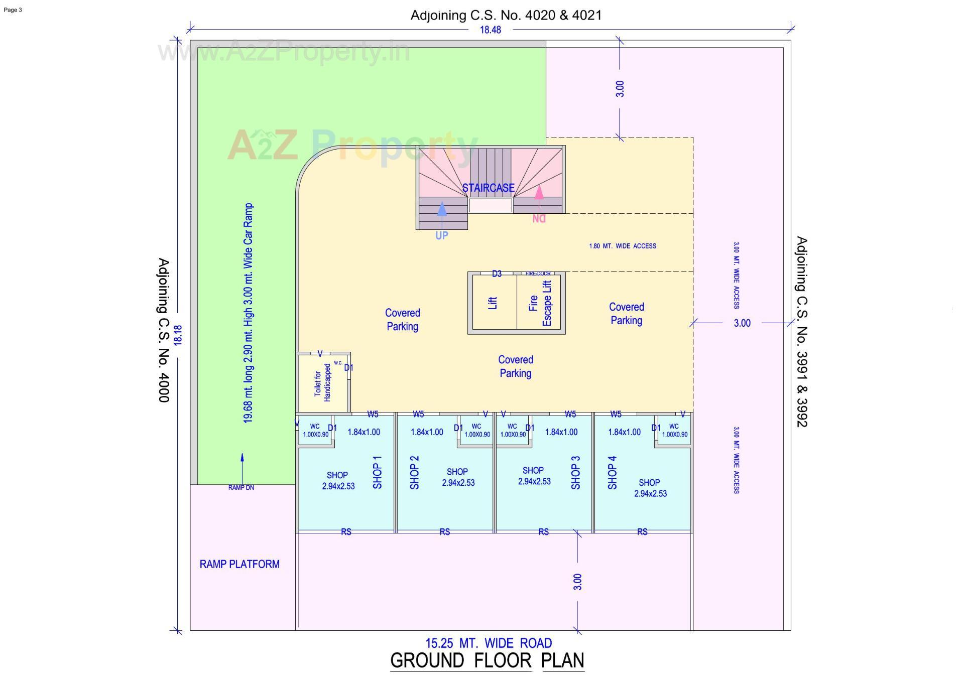Layout of real estate project Mayur located at Jamnagar, Jamnagar, Gujarat