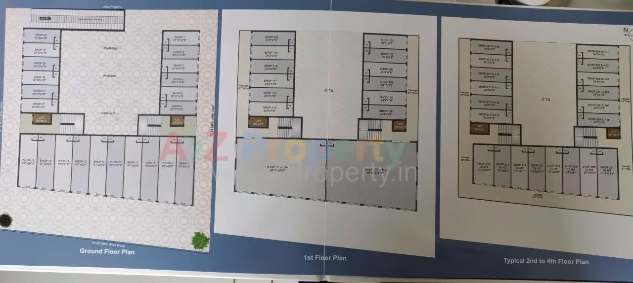 Layout of real estate project Nandanvan Styles located at Jamnagar, Jamnagar, Gujarat