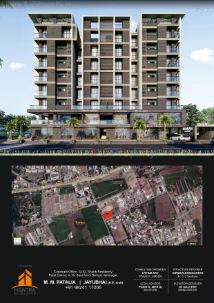 Elevation of real estate project Navkar Heights located at Vibhapar, Jamnagar, Gujarat