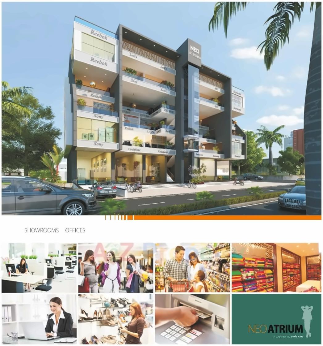 3D Elevation of real estate project Neo Atrium located at Jamnagar, Jamnagar, Gujarat