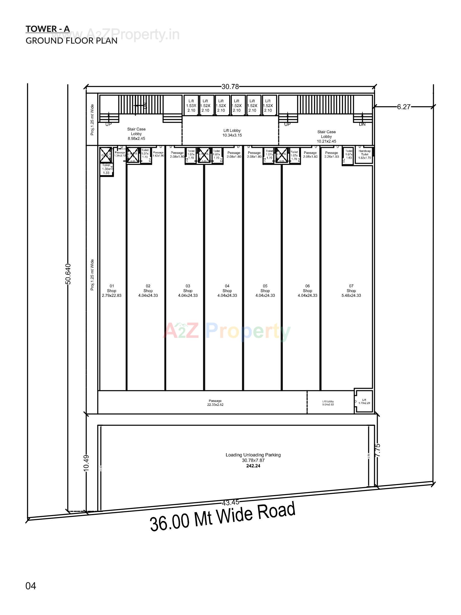 Layout of real estate project Neo Pride located at Jamnagar, Jamnagar, Gujarat