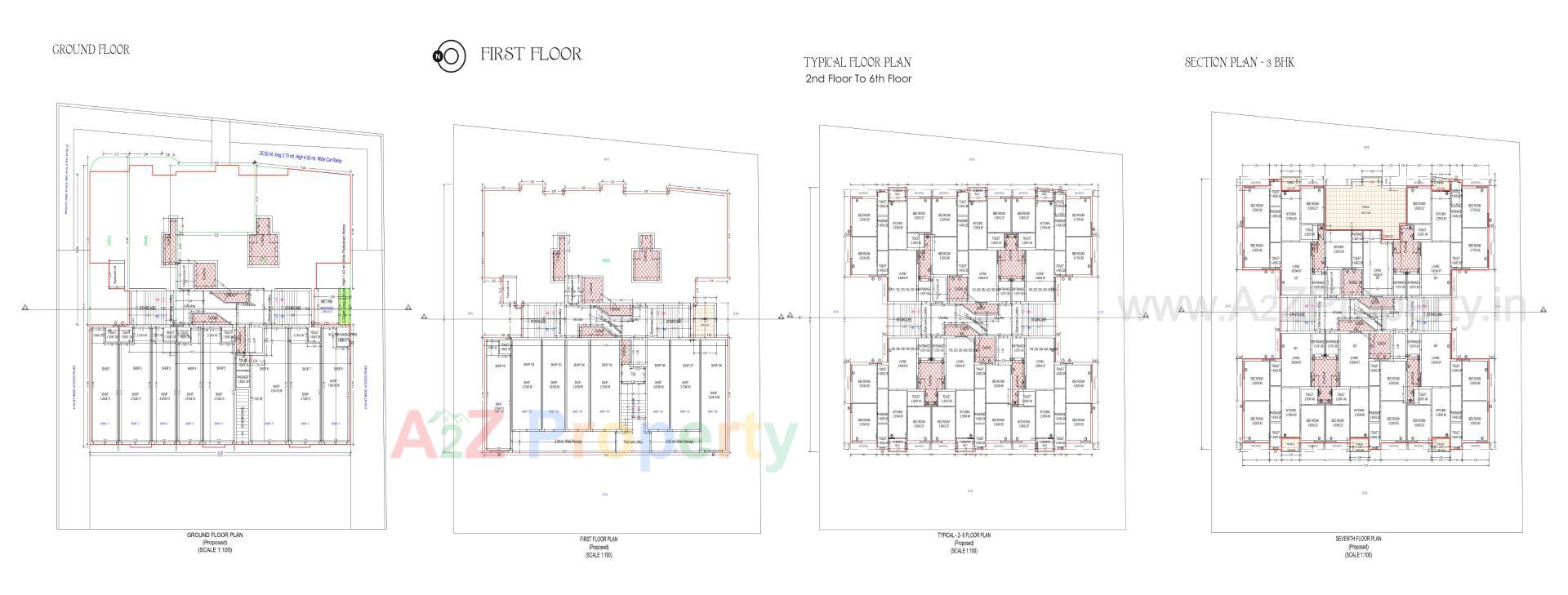 Layout of real estate project Nivaasa located at Jamnagar, Jamnagar, Gujarat