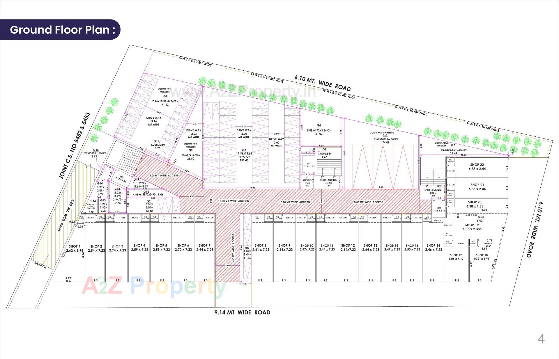Layout of real estate project Orchid Avenue located at Jamnagar, Jamnagar, Gujarat