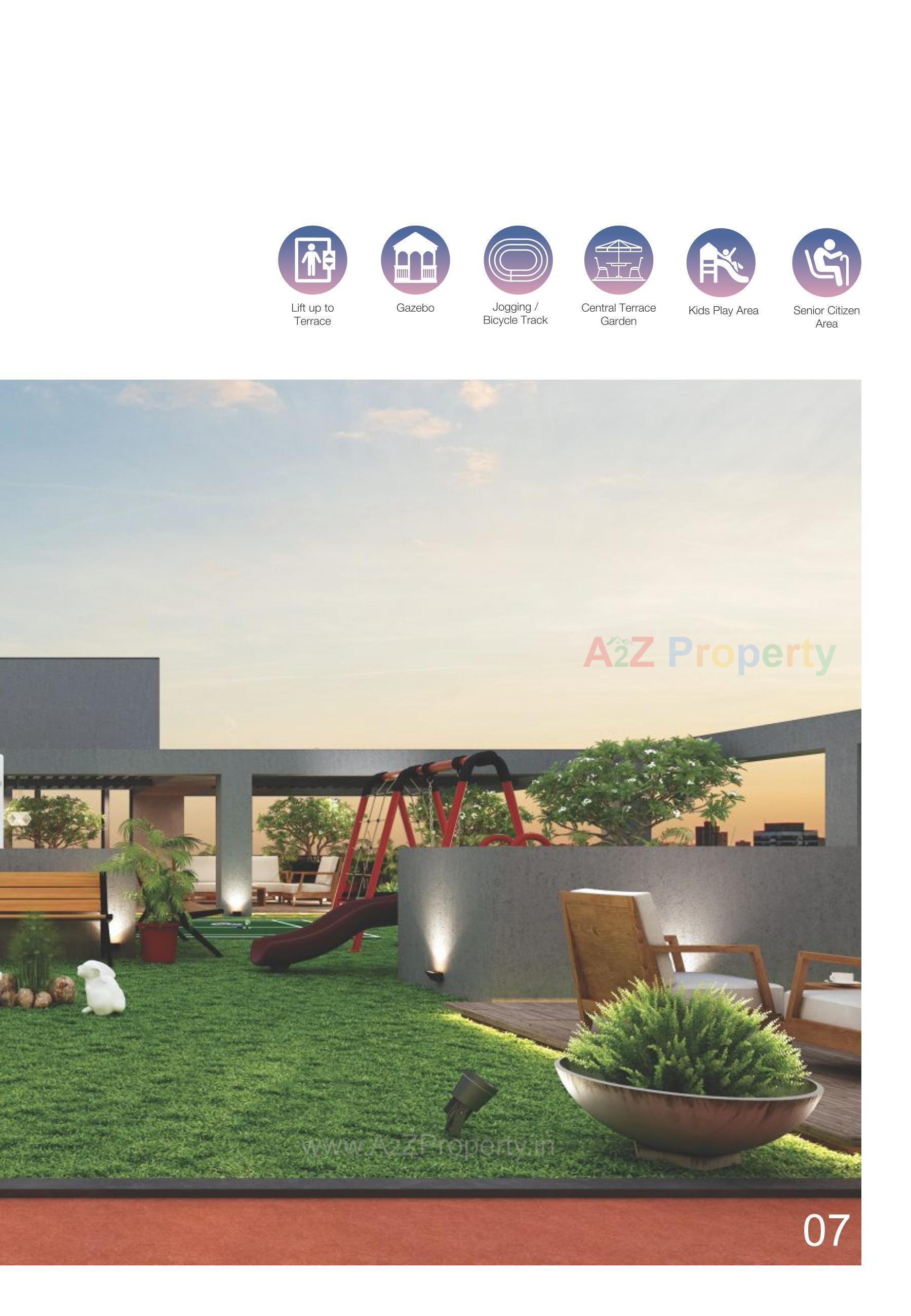 3D Elevation of real estate project Orchid Blooms located at Jamnagar, Jamnagar, Gujarat