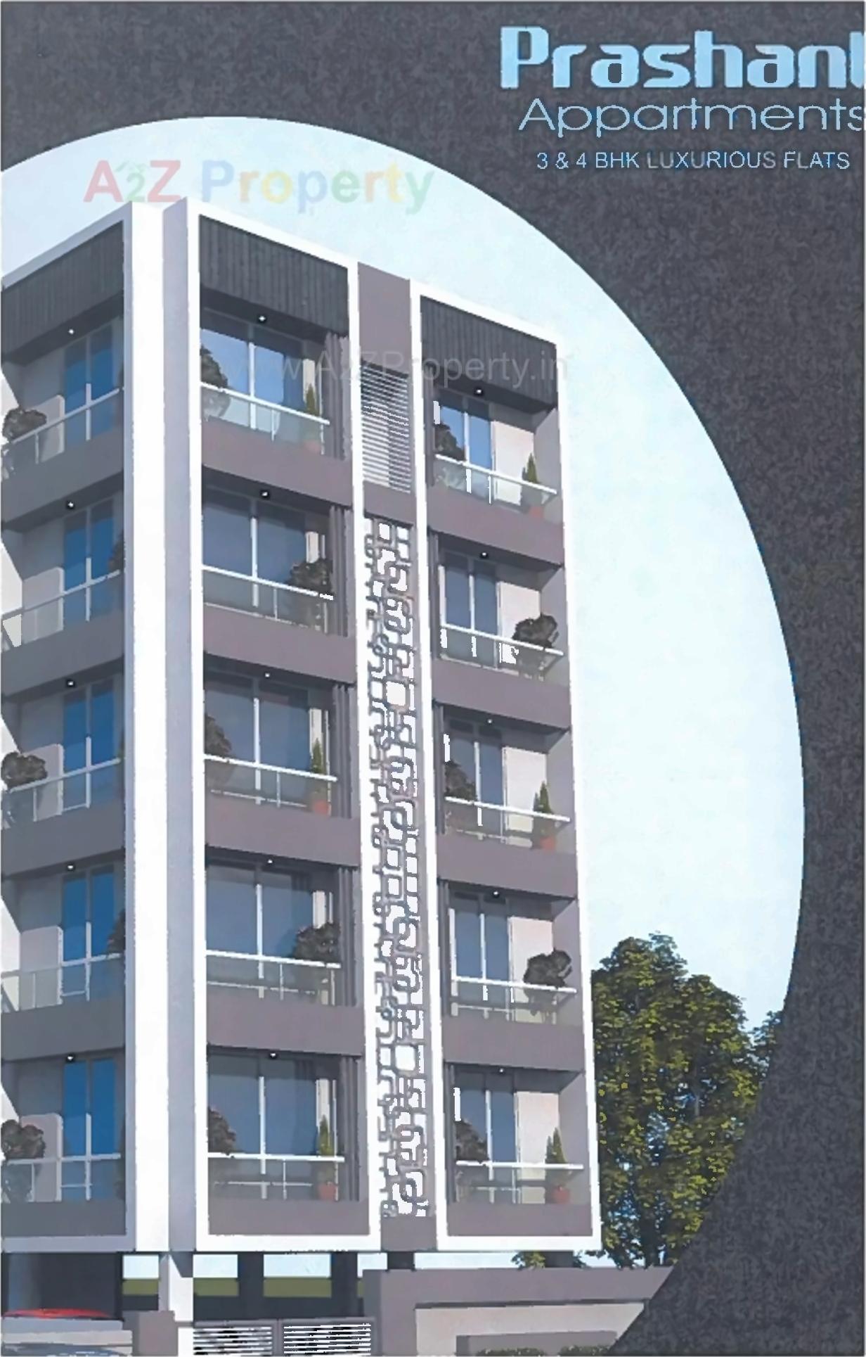 3D Elevation of real estate project Prashant Appartments located at Jamnagar, Jamnagar, Gujarat