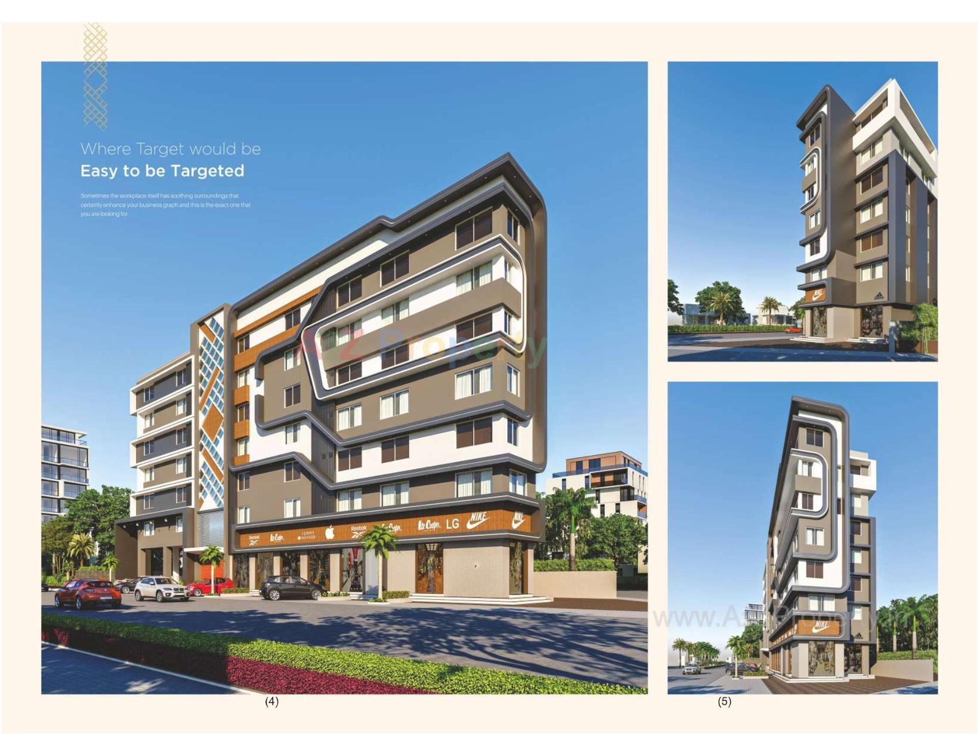 3D Elevation of real estate project Prime Paradise located at Jamnagar, Jamnagar, Gujarat