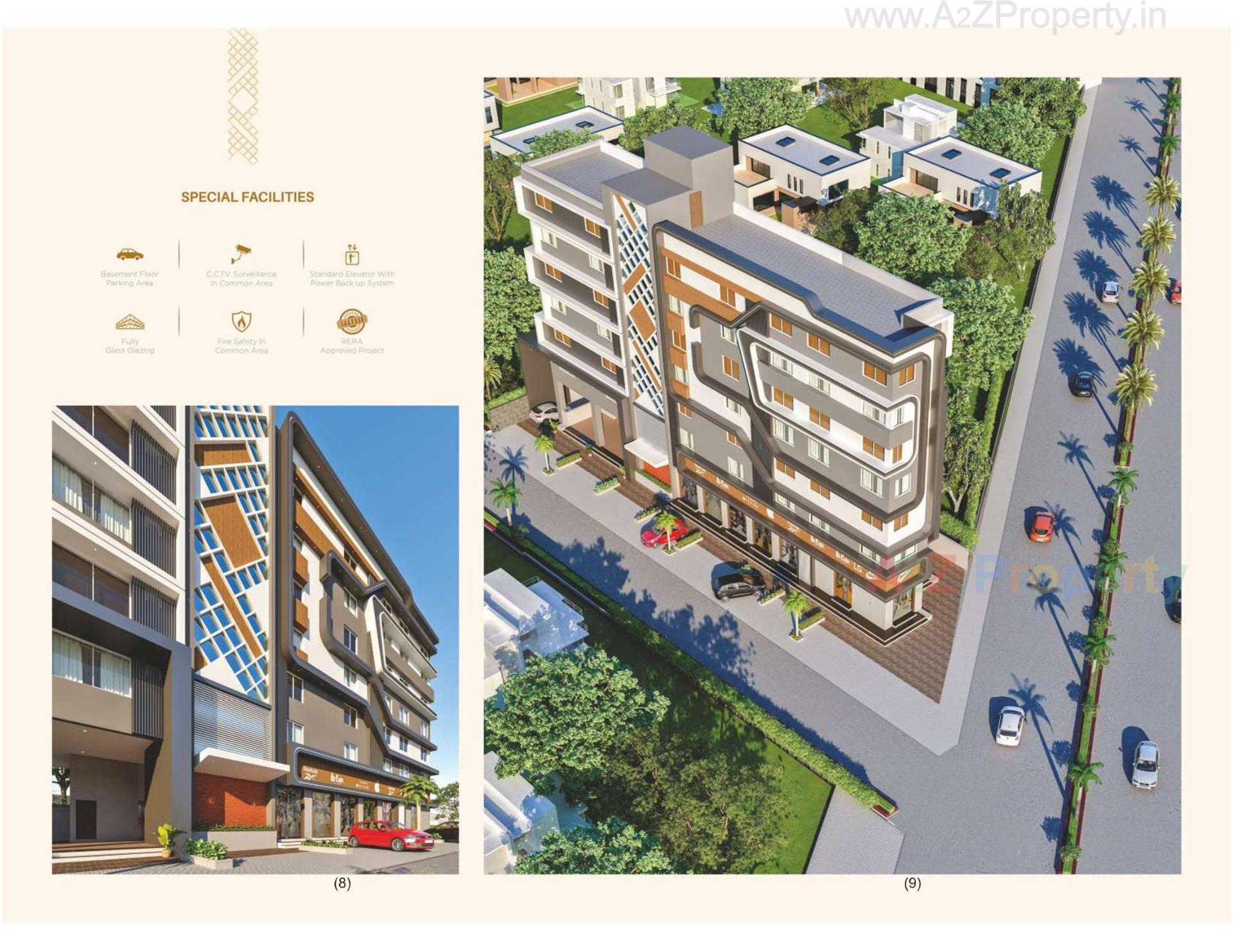 3D Elevation of real estate project Prime Paradise located at Jamnagar, Jamnagar, Gujarat