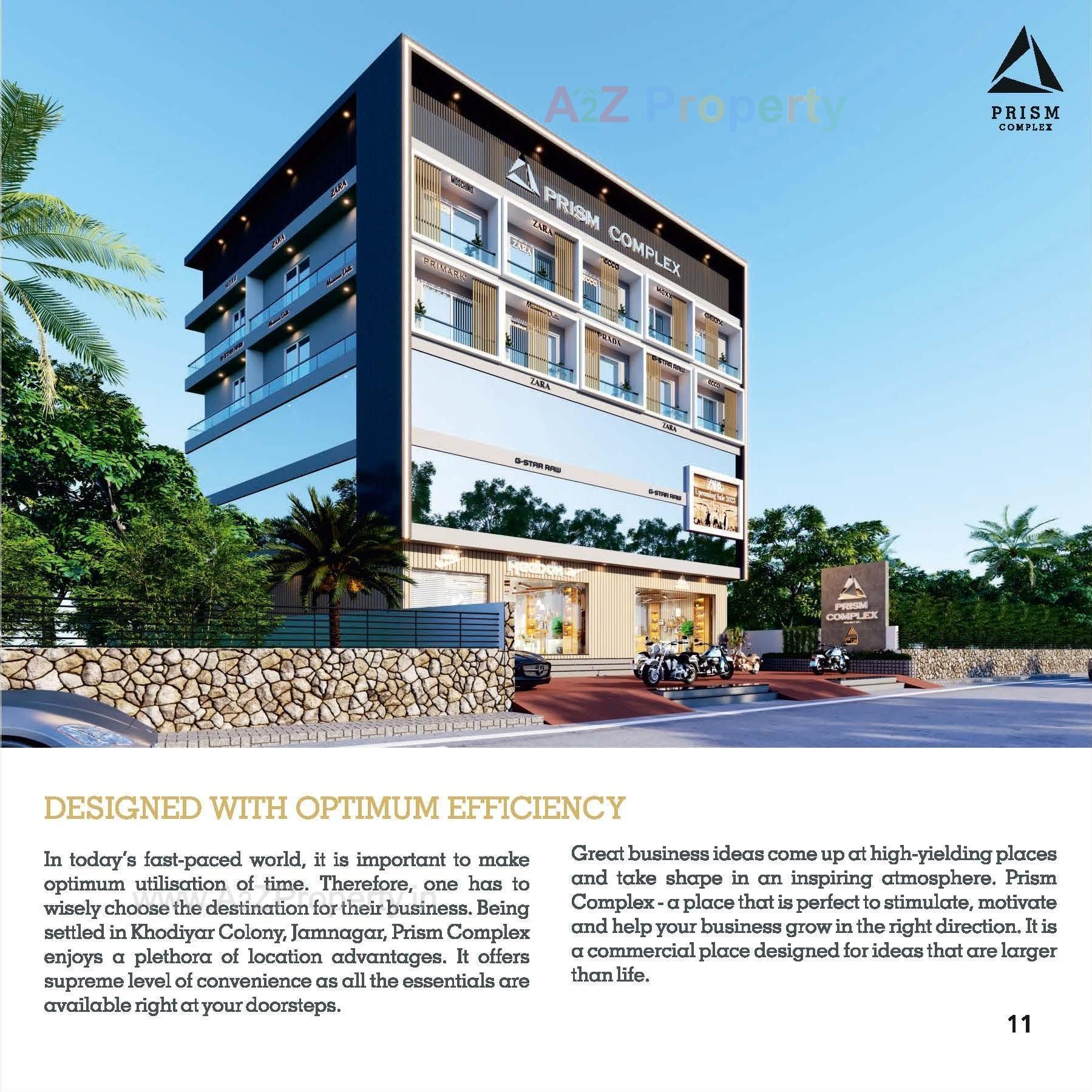 3D Elevation of real estate project Prism Complex located at Jamnagar, Jamnagar, Gujarat