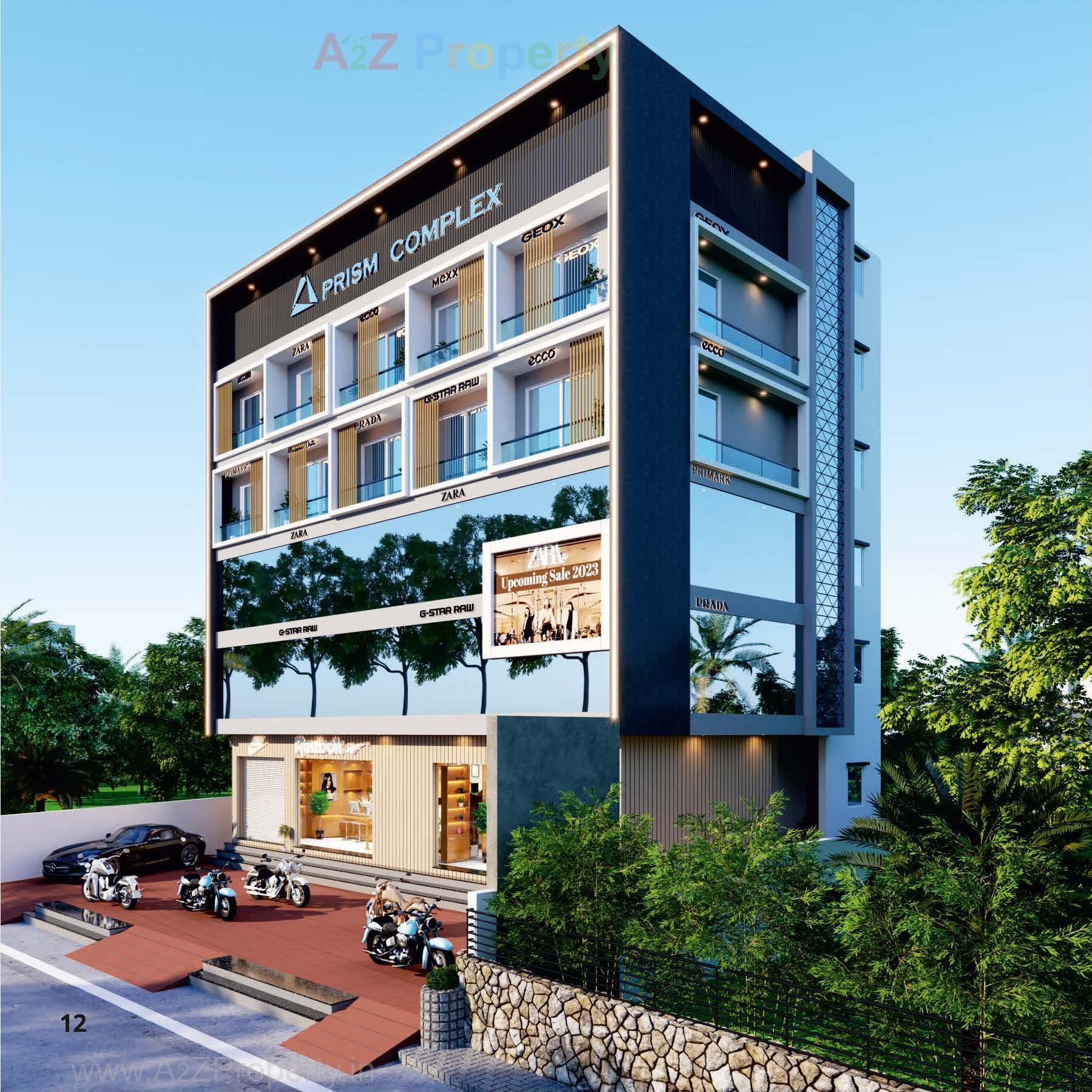 3D Elevation of real estate project Prism Complex located at Jamnagar, Jamnagar, Gujarat