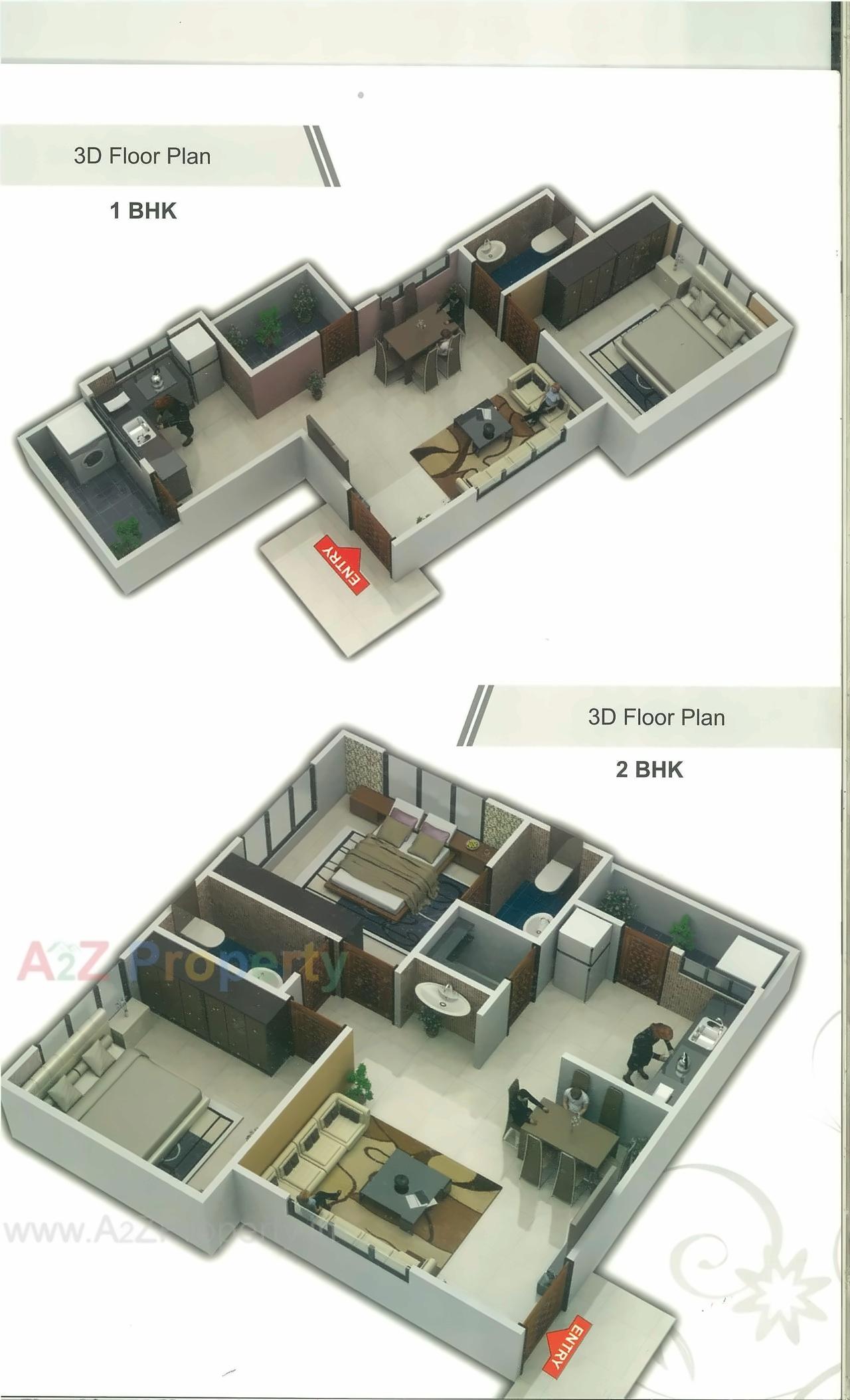 Layout of real estate project Pushpak Apartment located at Jamnagar, Jamnagar, Gujarat