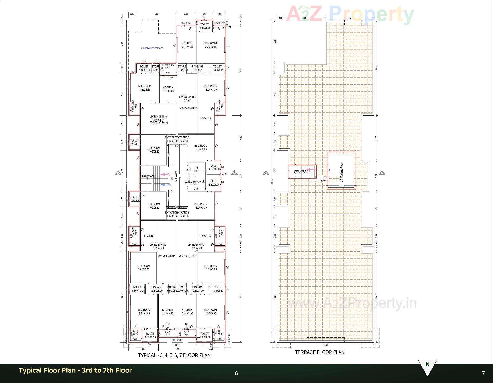 Layout of real estate project Radhe Heights located at Jamnagar, Jamnagar, Gujarat
