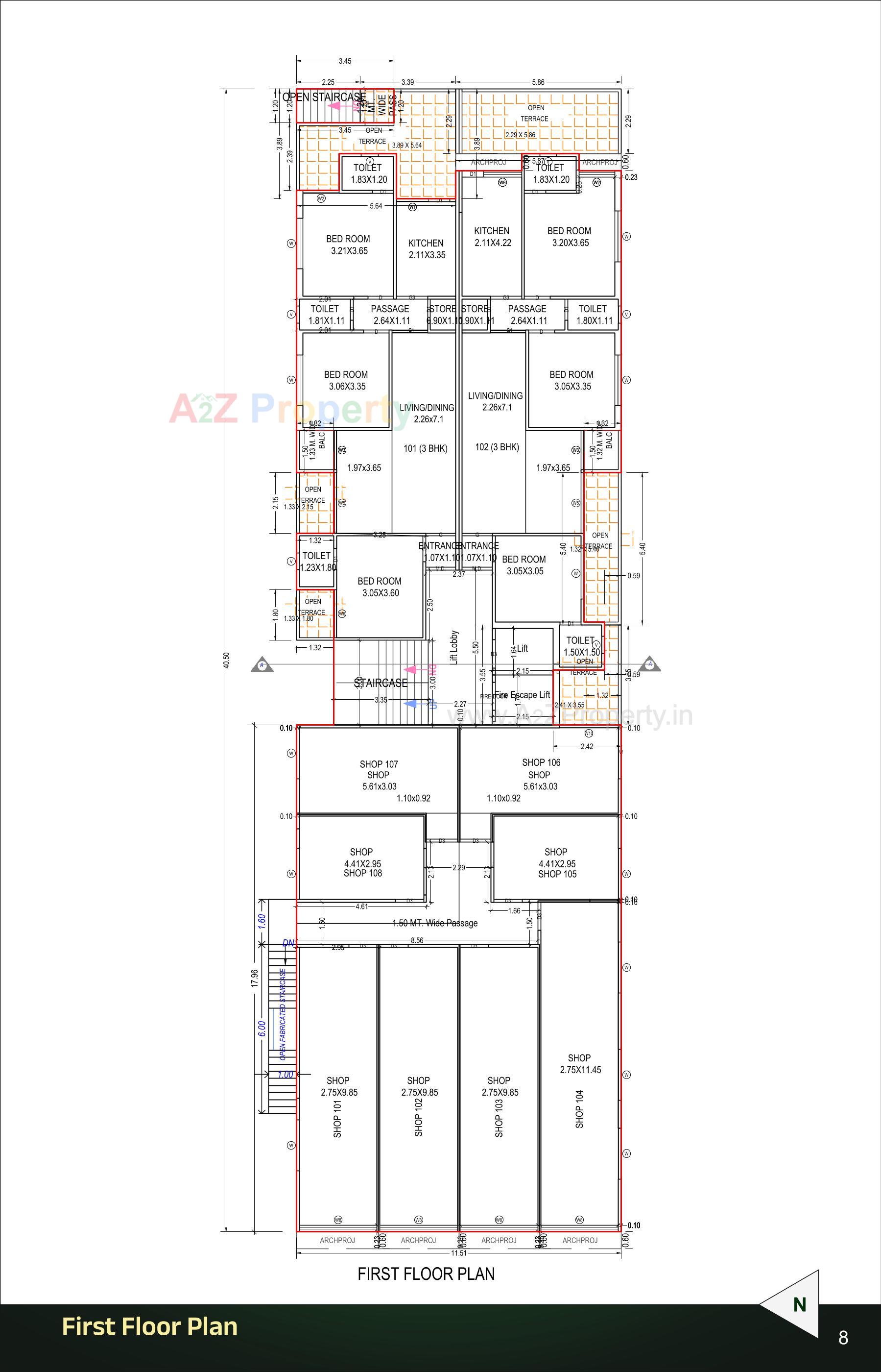 Layout of real estate project Radhe Heights located at Jamnagar, Jamnagar, Gujarat