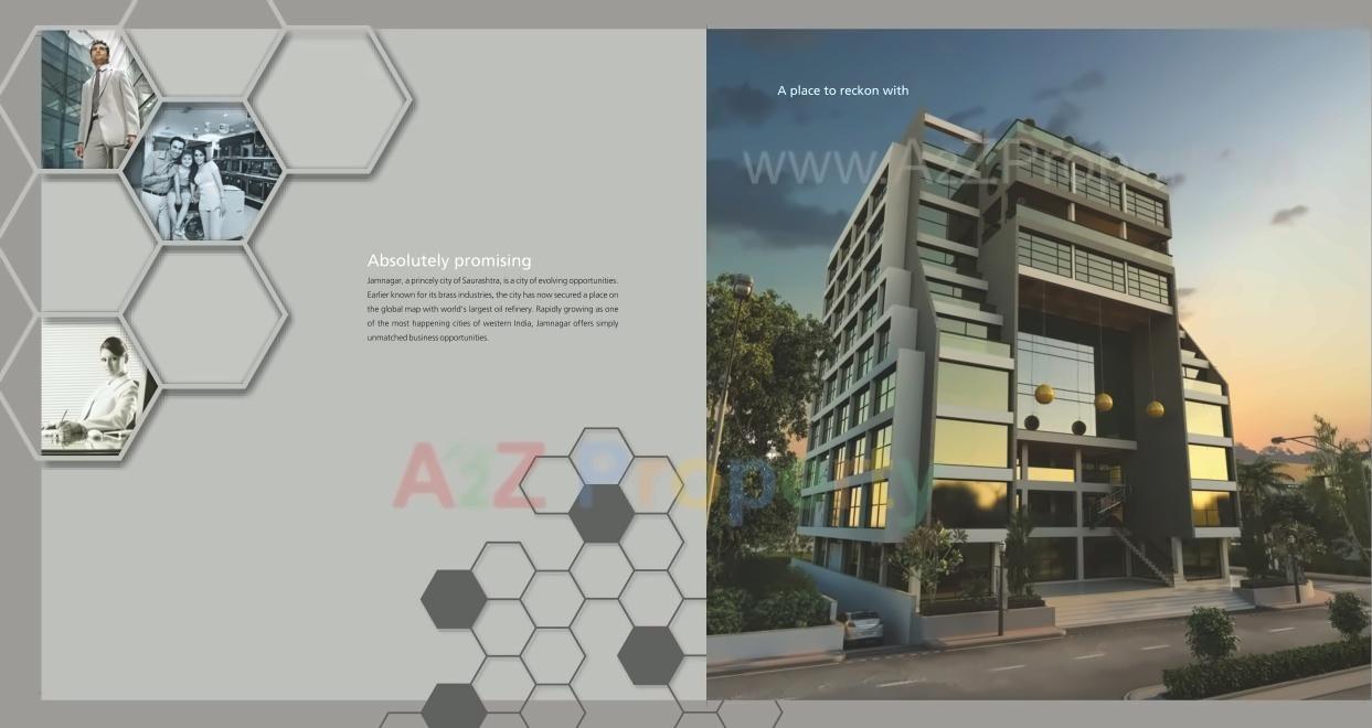 3D Elevation of real estate project Raj Sanskruti located at Jamnagar, Jamnagar, Gujarat