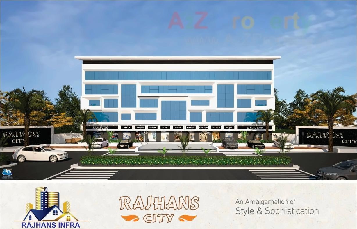 3D Elevation of real estate project Rajhans City located at Jamnagar, Jamnagar, Gujarat
