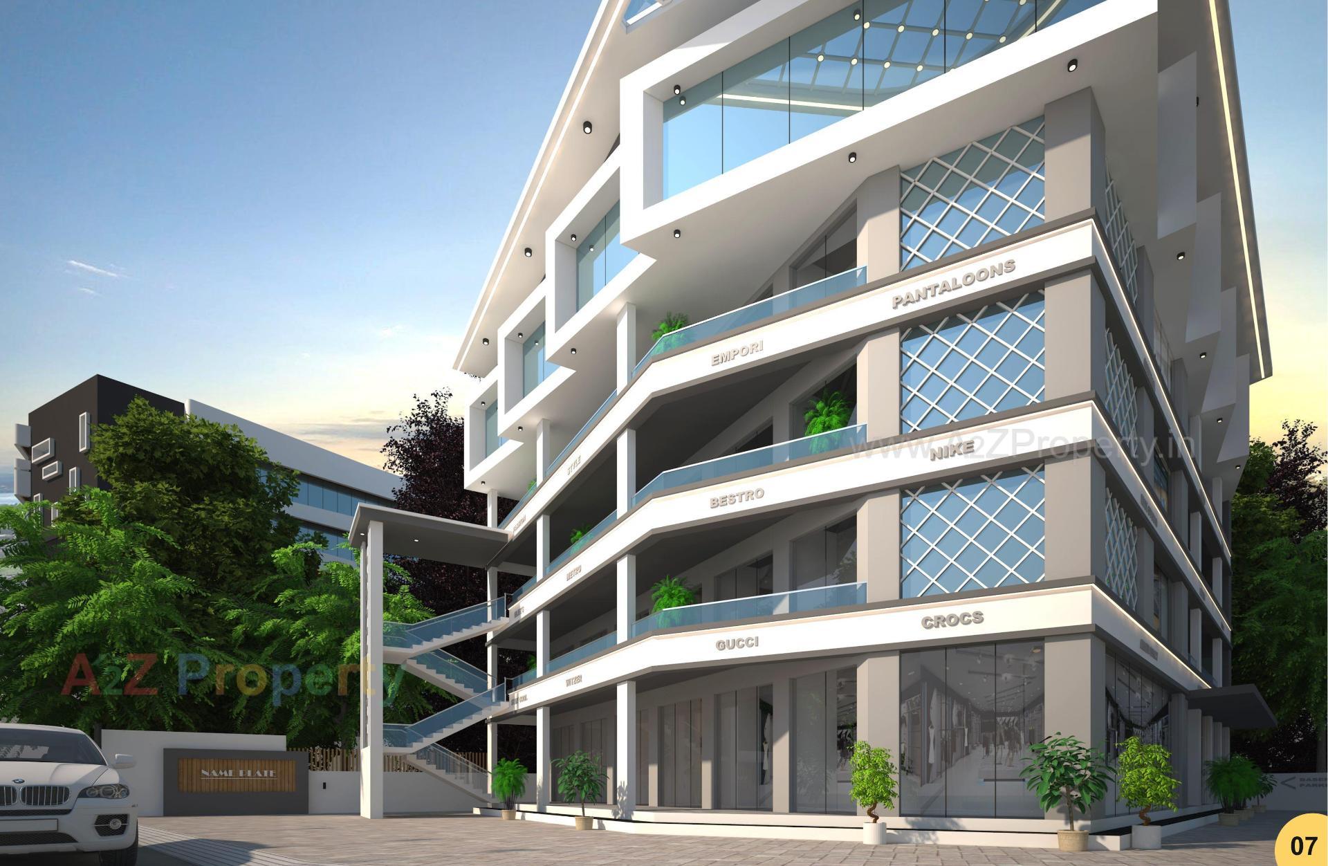 3D Elevation of real estate project Royal Empire located at Jamnagar, Jamnagar, Gujarat
