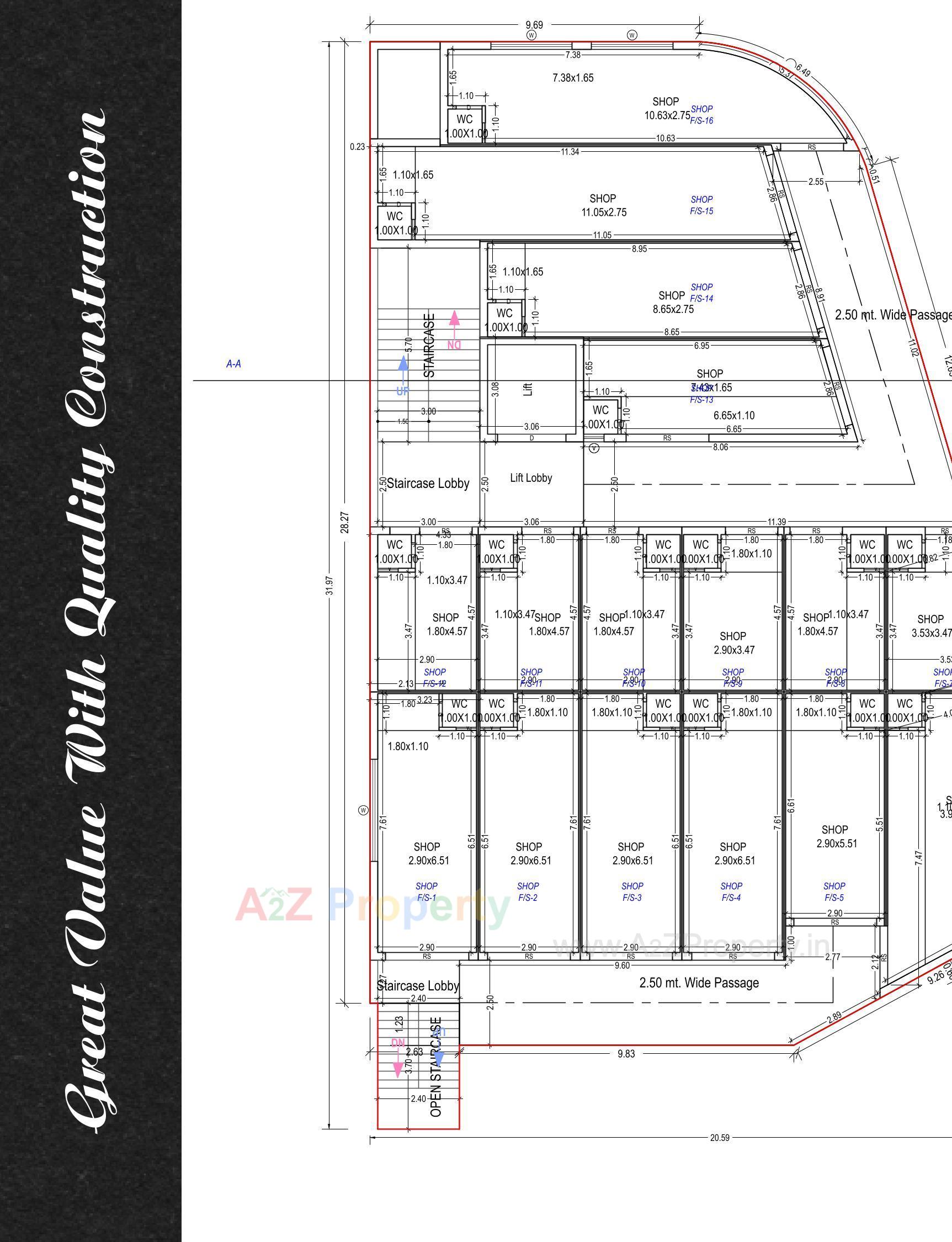 Layout of real estate project Royal Empire located at Jamnagar, Jamnagar, Gujarat