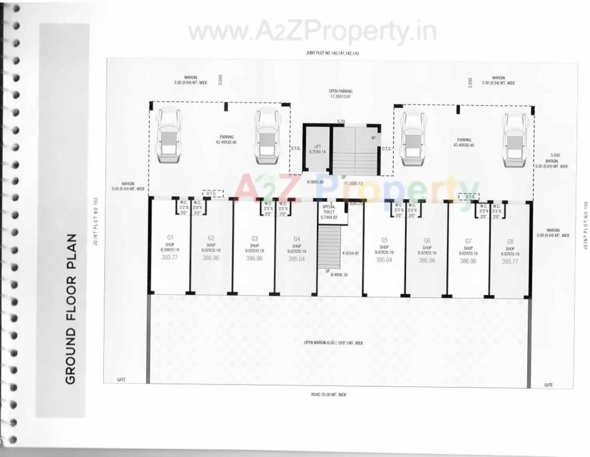 Layout of real estate project Royal Inn located at Jamnagar, Jamnagar, Gujarat