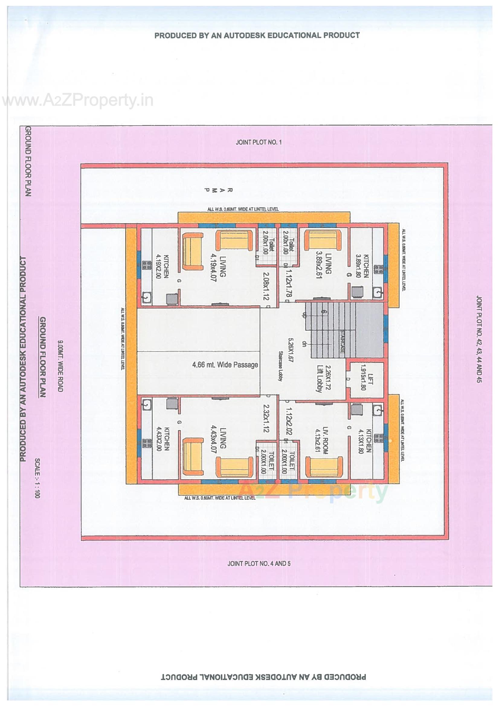 Layout of real estate project Royal Orchid located at Jamnagar, Jamnagar, Gujarat