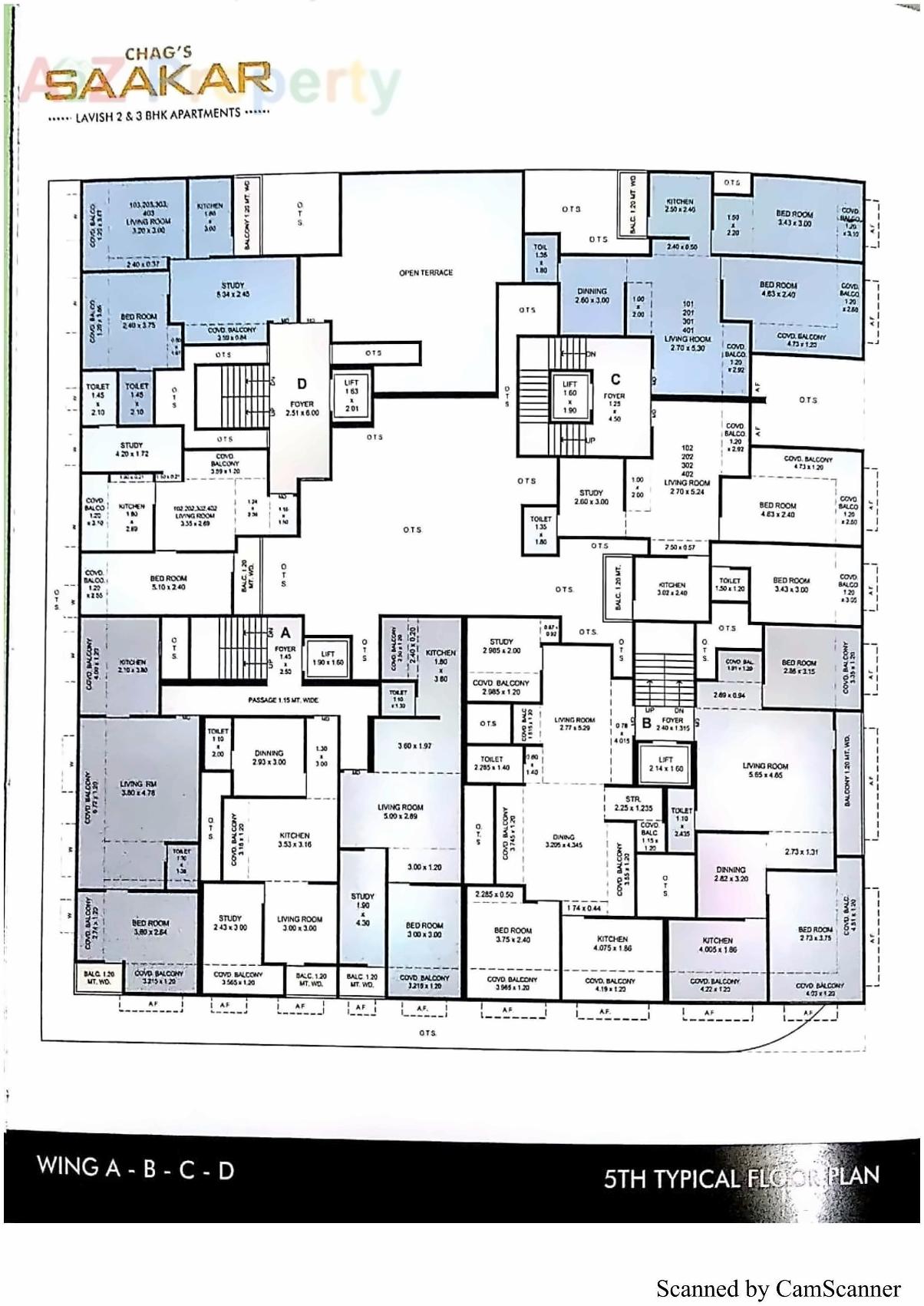 Layout of real estate project Saakar located at Jamnagar, Jamnagar, Gujarat