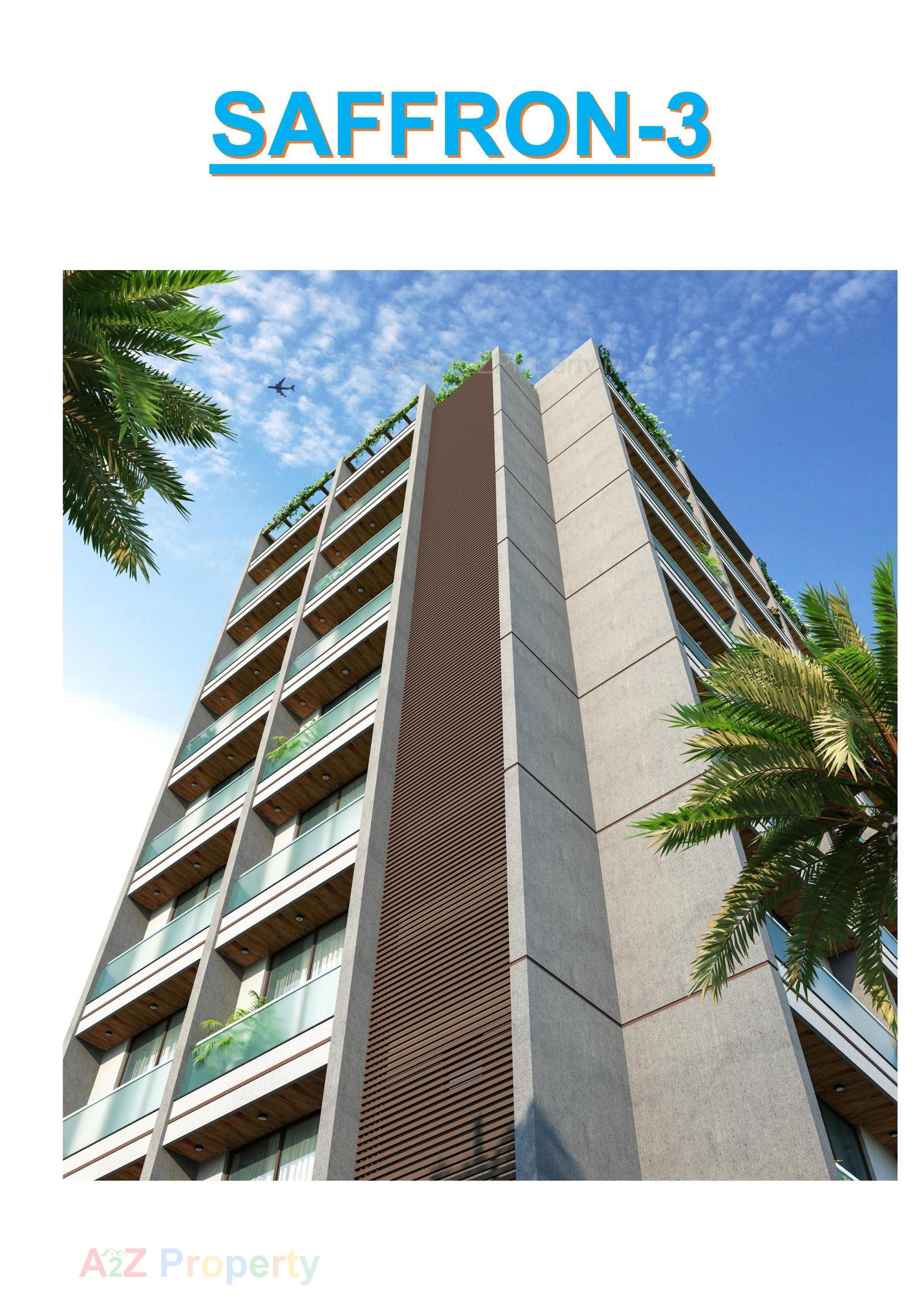 3D Elevation of real estate project Saffron located at Jamnagar, Jamnagar, Gujarat