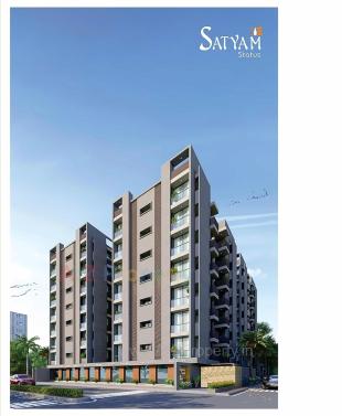 Elevation of real estate project Satyam Status located at Vibhapar, Jamnagar, Gujarat