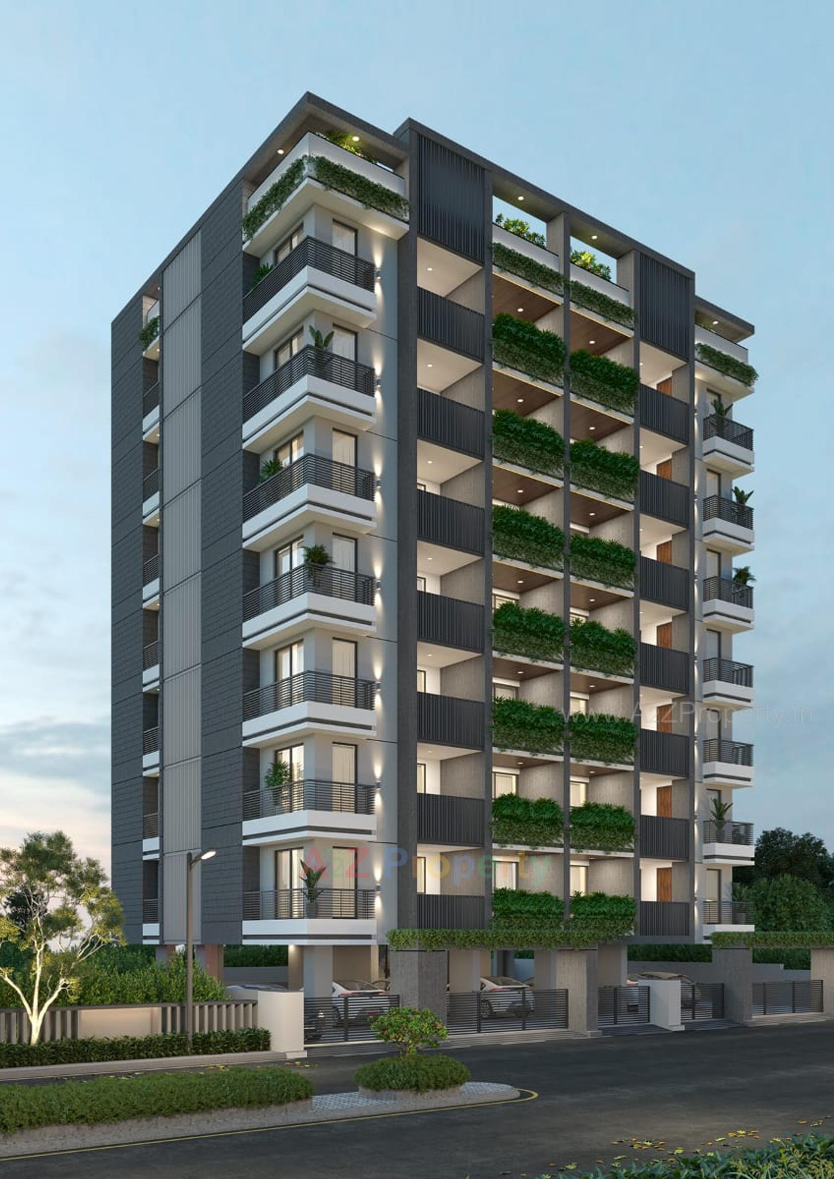 3D Elevation of real estate project Shaligram located at Jamnagar, Jamnagar, Gujarat