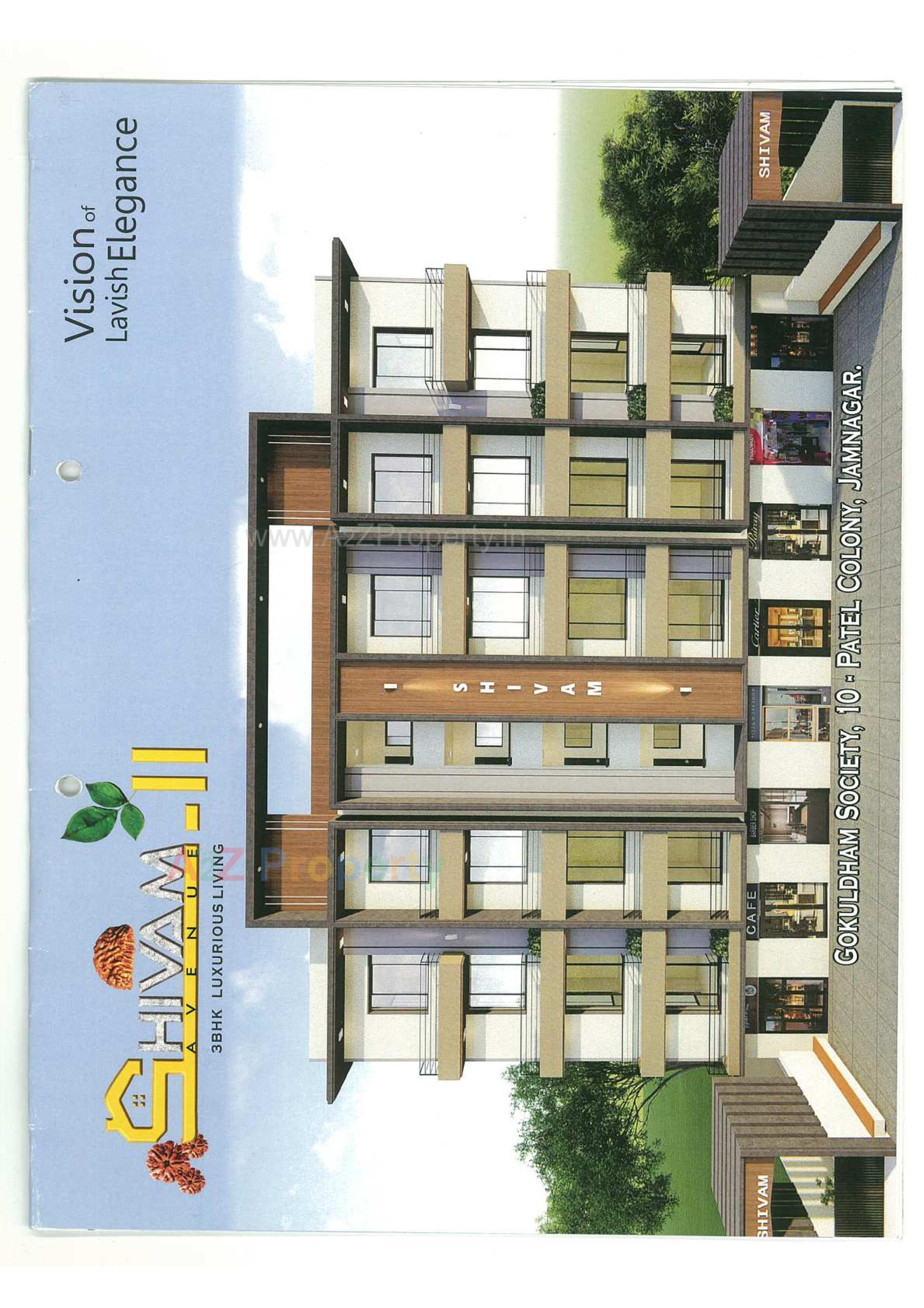 Layout of real estate project Shivam Avenue Ii located at Jamnagar, Jamnagar, Gujarat