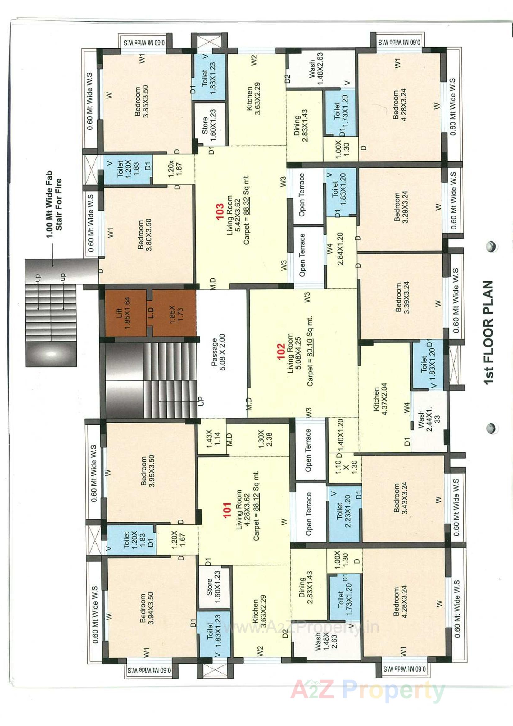 Layout of real estate project Shivam Avenue Ii located at Jamnagar, Jamnagar, Gujarat