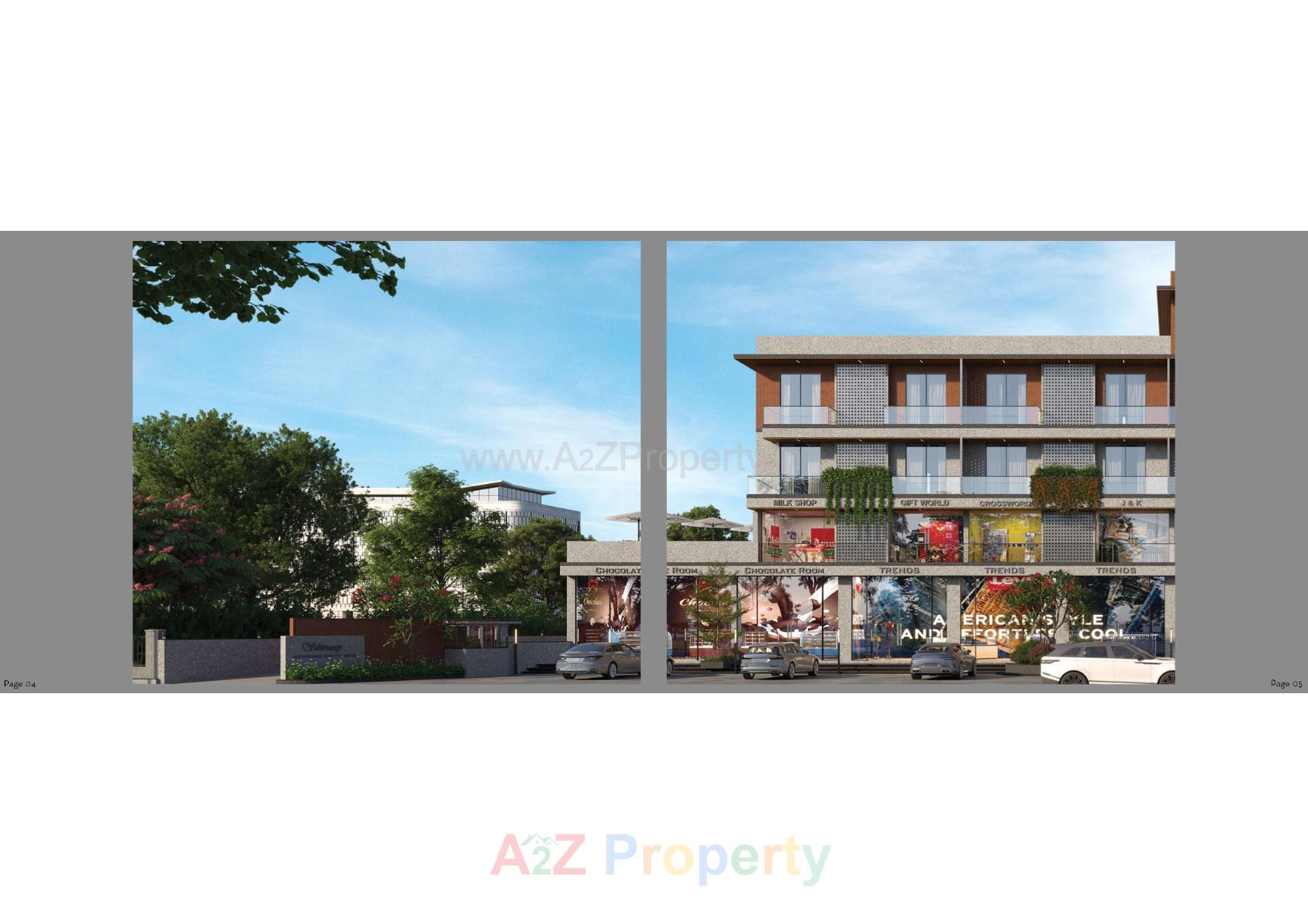 3D Elevation of real estate project Shivay Complex located at Jamnagar , Jamnagar, Gujarat