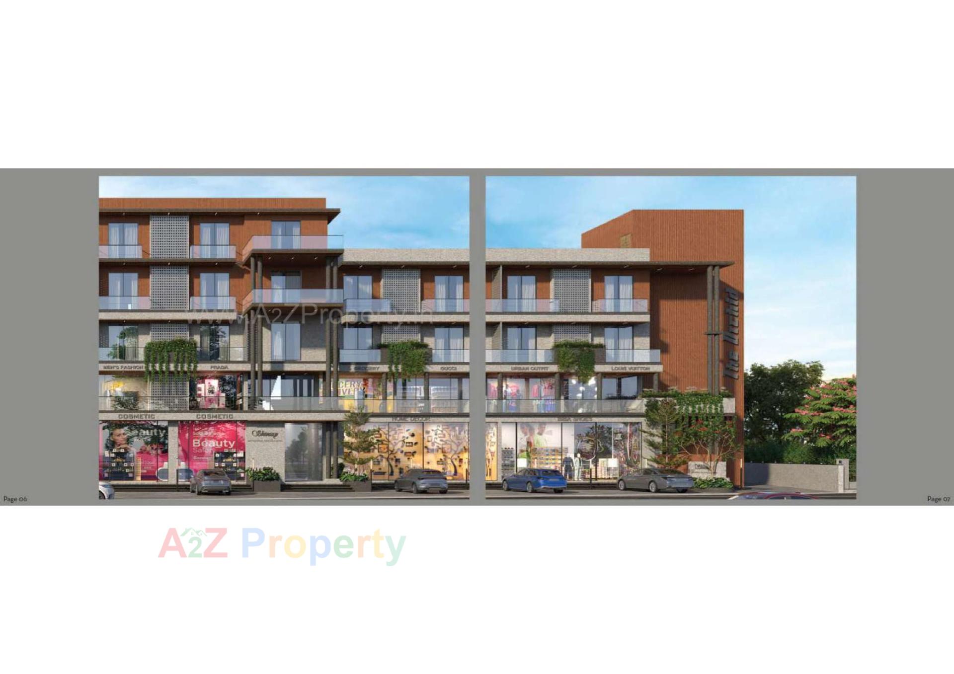 3D Elevation of real estate project Shivay Complex located at Jamnagar , Jamnagar, Gujarat