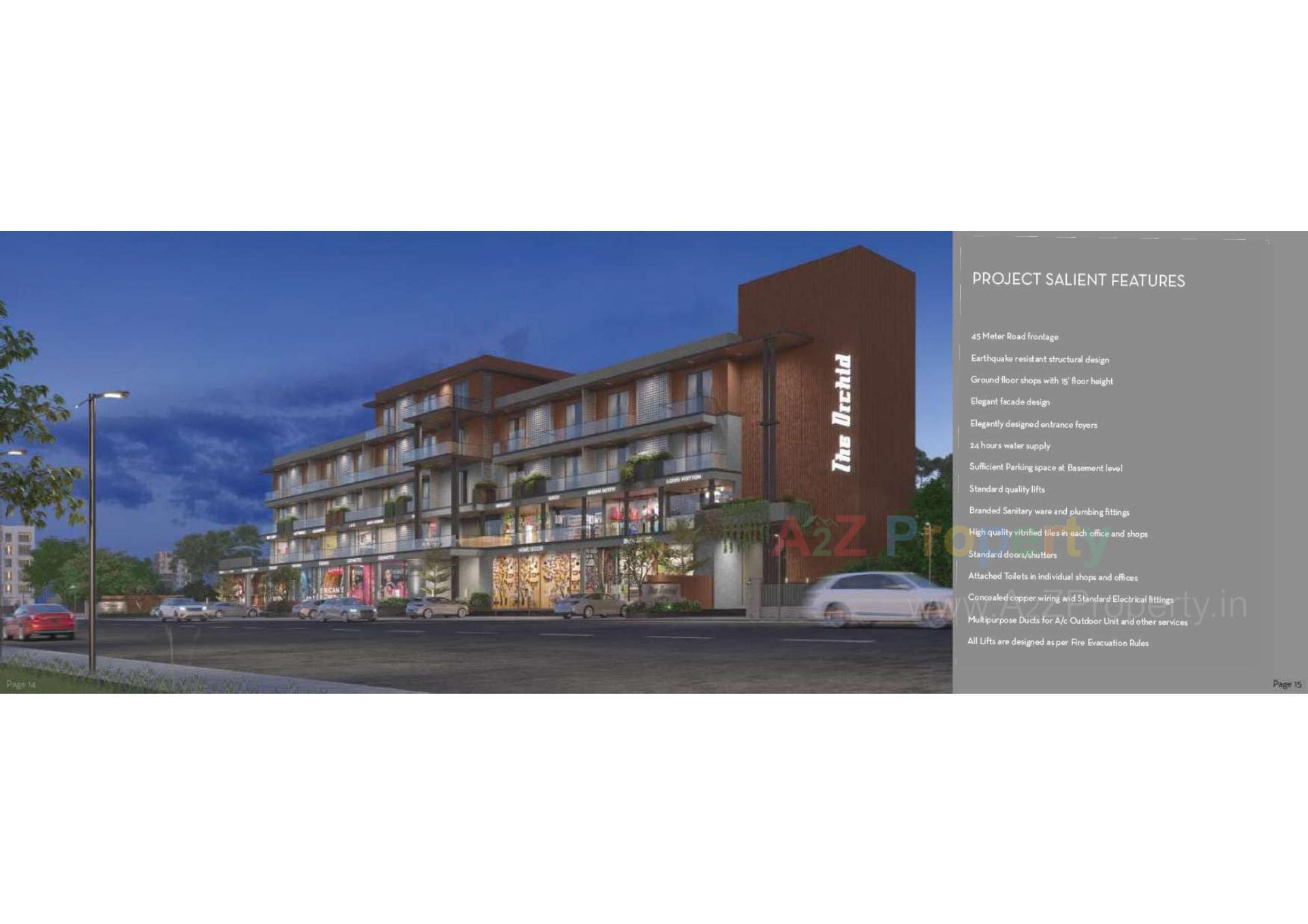 3D Elevation of real estate project Shivay Complex located at Jamnagar , Jamnagar, Gujarat