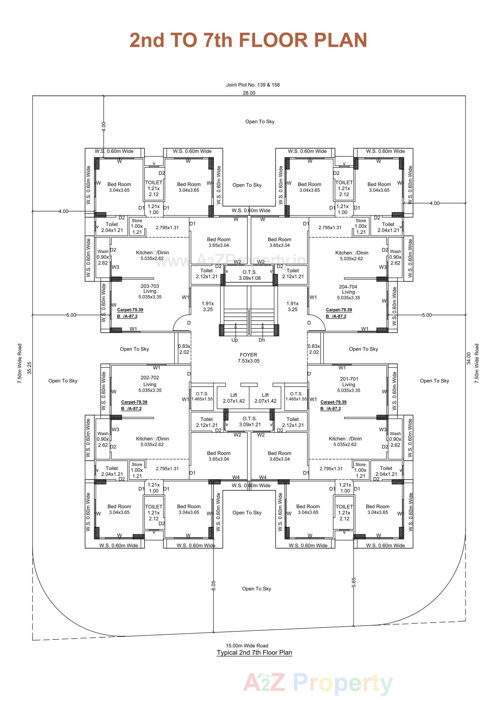 Layout of real estate project Shlok located at Jamnagar, Jamnagar, Gujarat