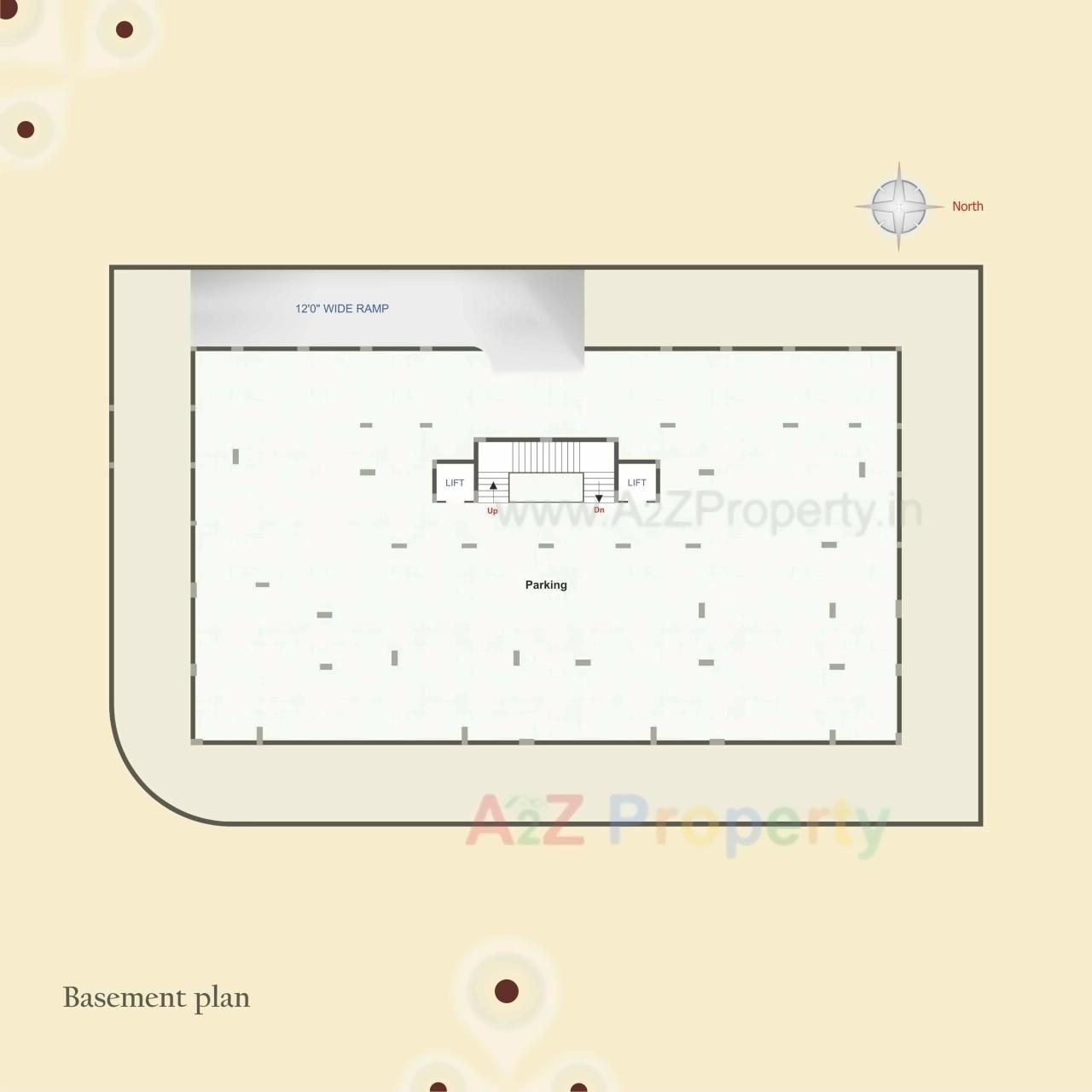 Layout of real estate project Shlok Heights located at Jamnagar, Jamnagar, Gujarat