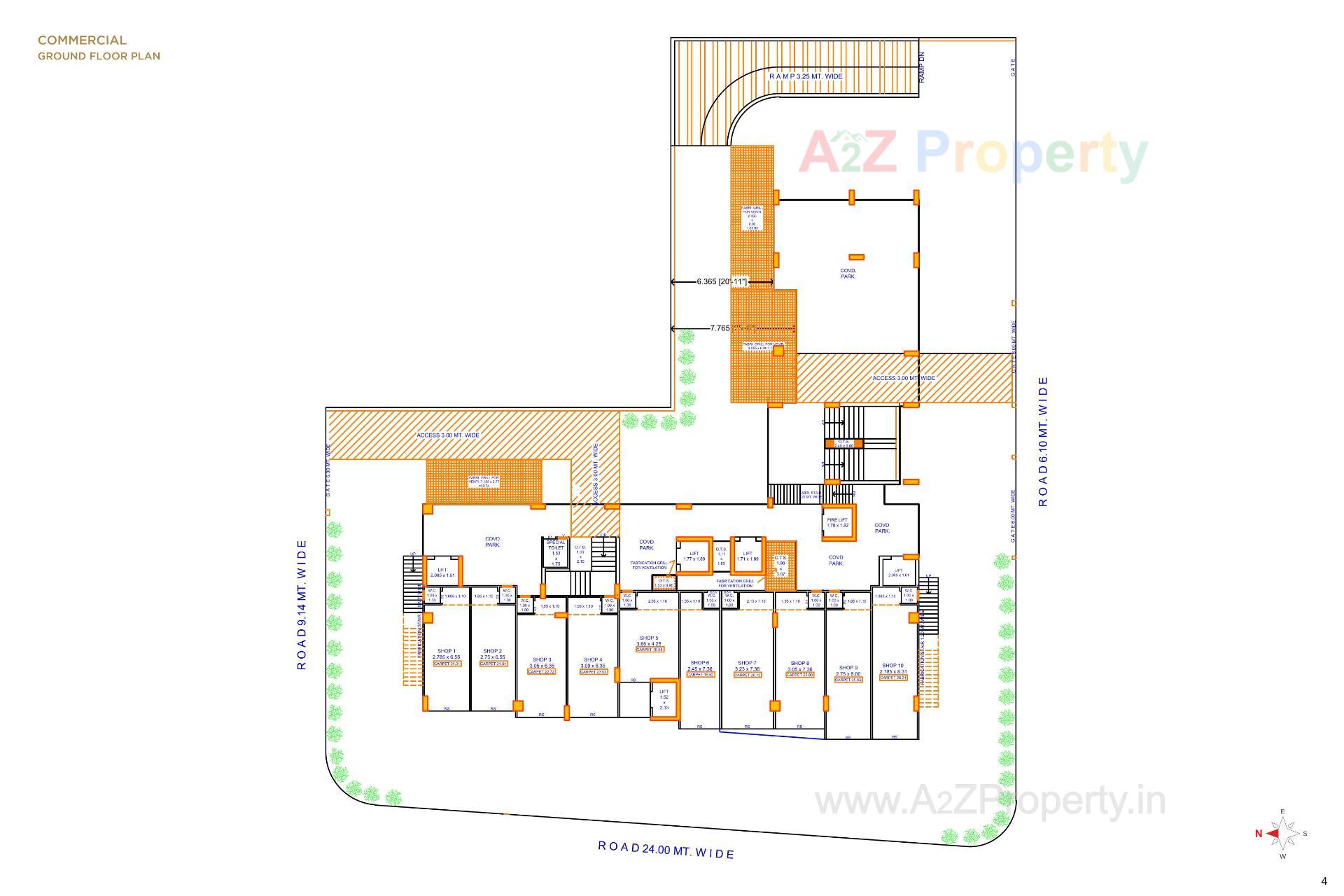Layout of real estate project Shreedhar located at Jamnagar, Jamnagar, Gujarat