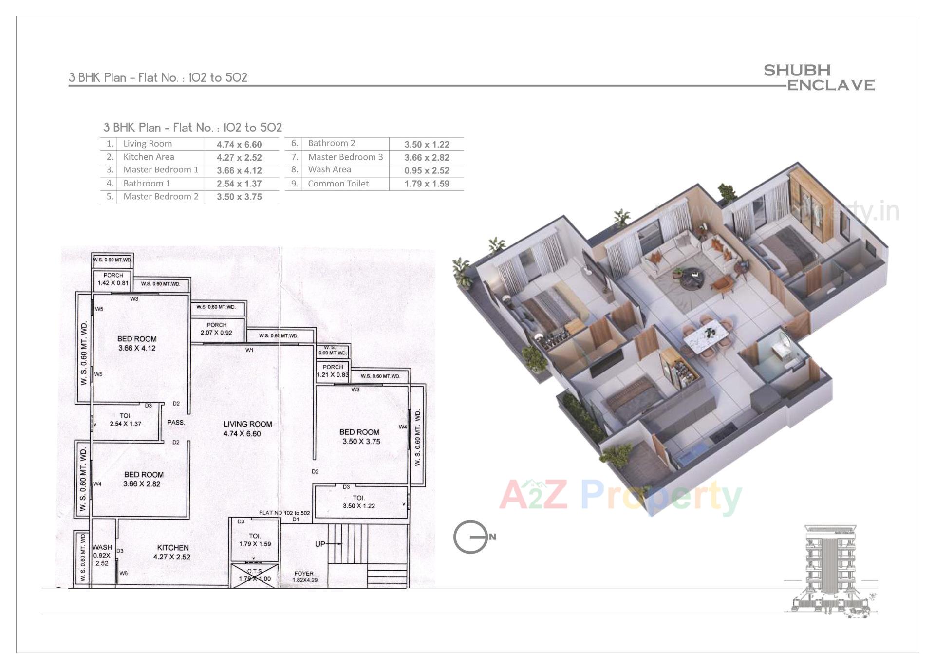 Layout of real estate project Shubh Enclave located at Jamnagar, Jamnagar, Gujarat