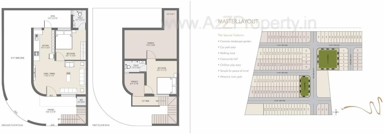 Layout of real estate project Shyam Vatika Residency () located at Kalavad, Jamnagar, Gujarat