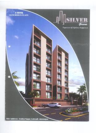 Elevation of real estate project Silver Greens located at Vibhapar, Jamnagar, Gujarat