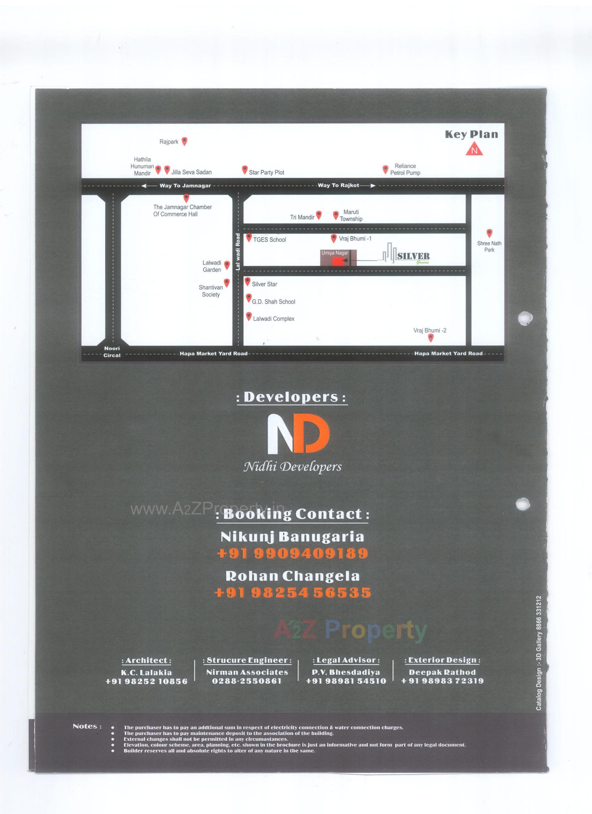  of real estate project Silver Greens located at Vibhapar, Jamnagar, Gujarat