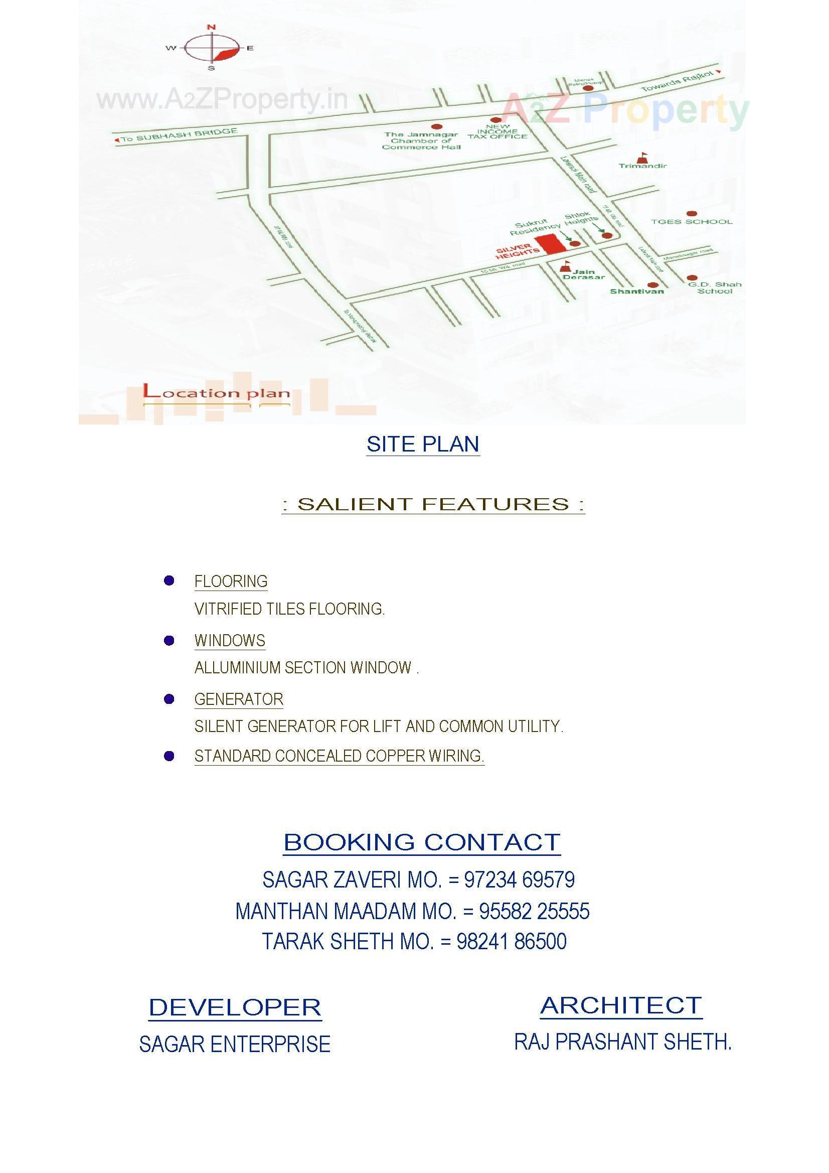  of real estate project Silver Heights located at Vibhapar, Jamnagar, Gujarat