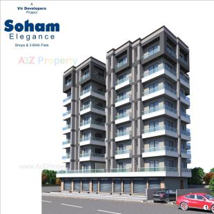 Elevation of real estate project Soham Elegance located at Vibhapar, Jamnagar, Gujarat