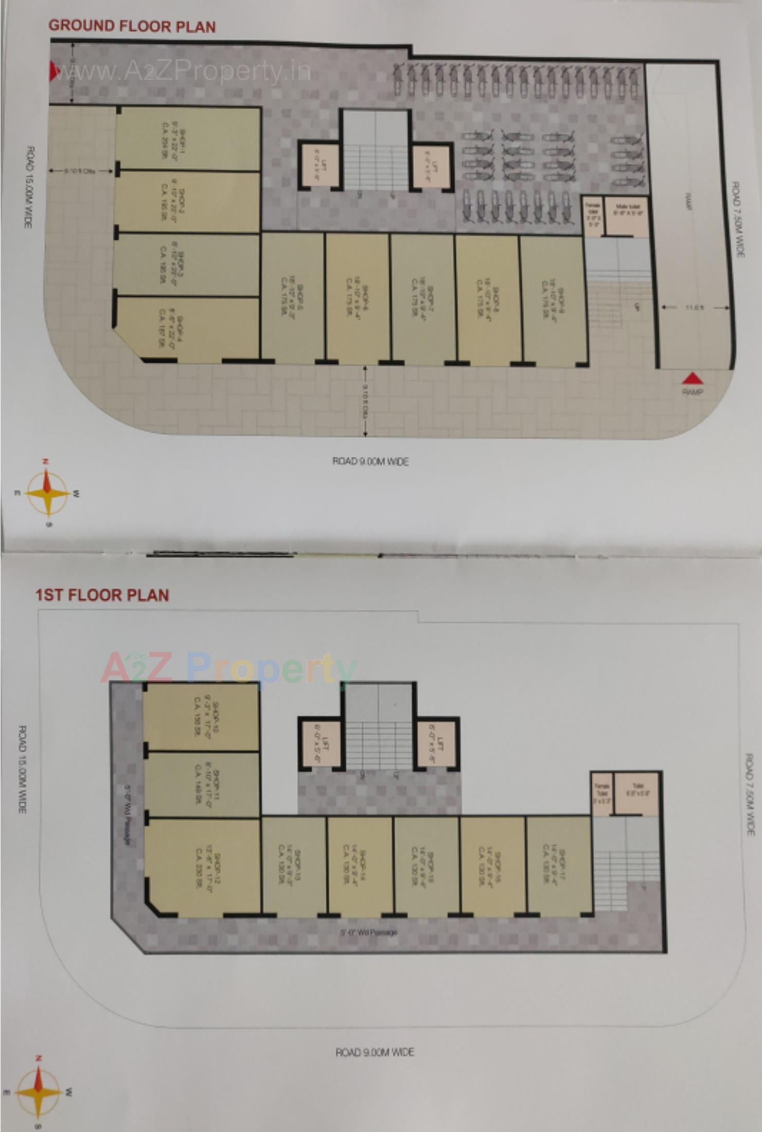 Layout of real estate project Sopan Avenue located at Jamnagar, Jamnagar, Gujarat