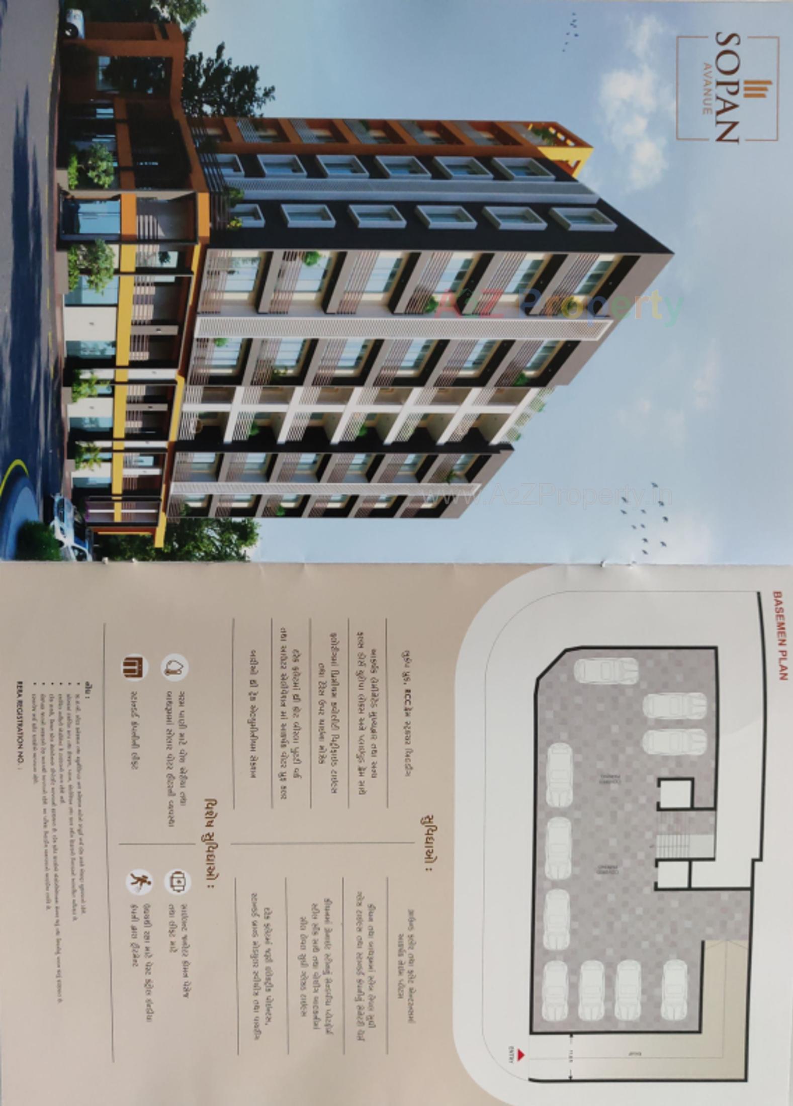 Layout of real estate project Sopan Avenue located at Jamnagar, Jamnagar, Gujarat
