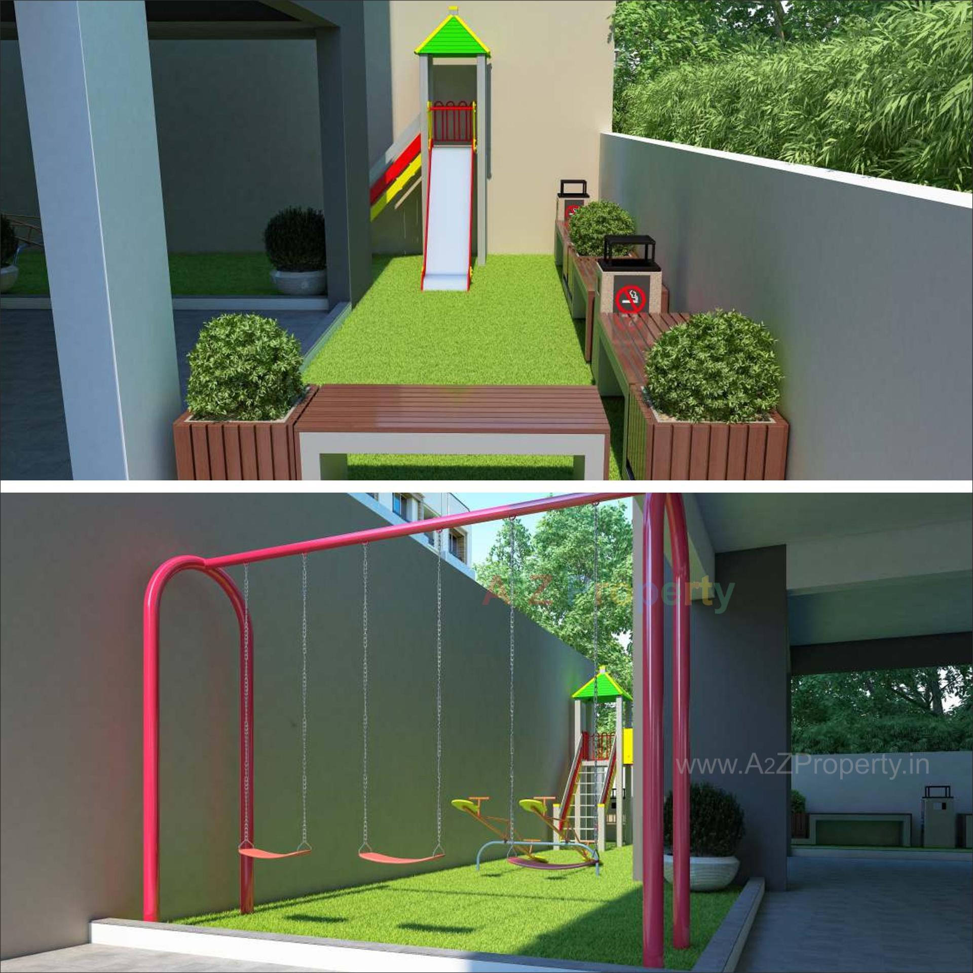 3D Elevation of real estate project Square View located at Jamnagar, Jamnagar, Gujarat